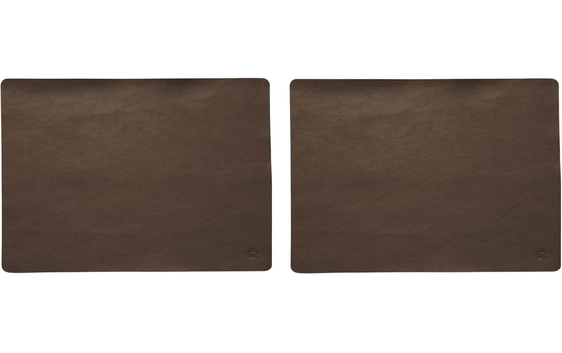 PICHLER Tischset – 33×46 cm, 2er-Set, PU, Braun
