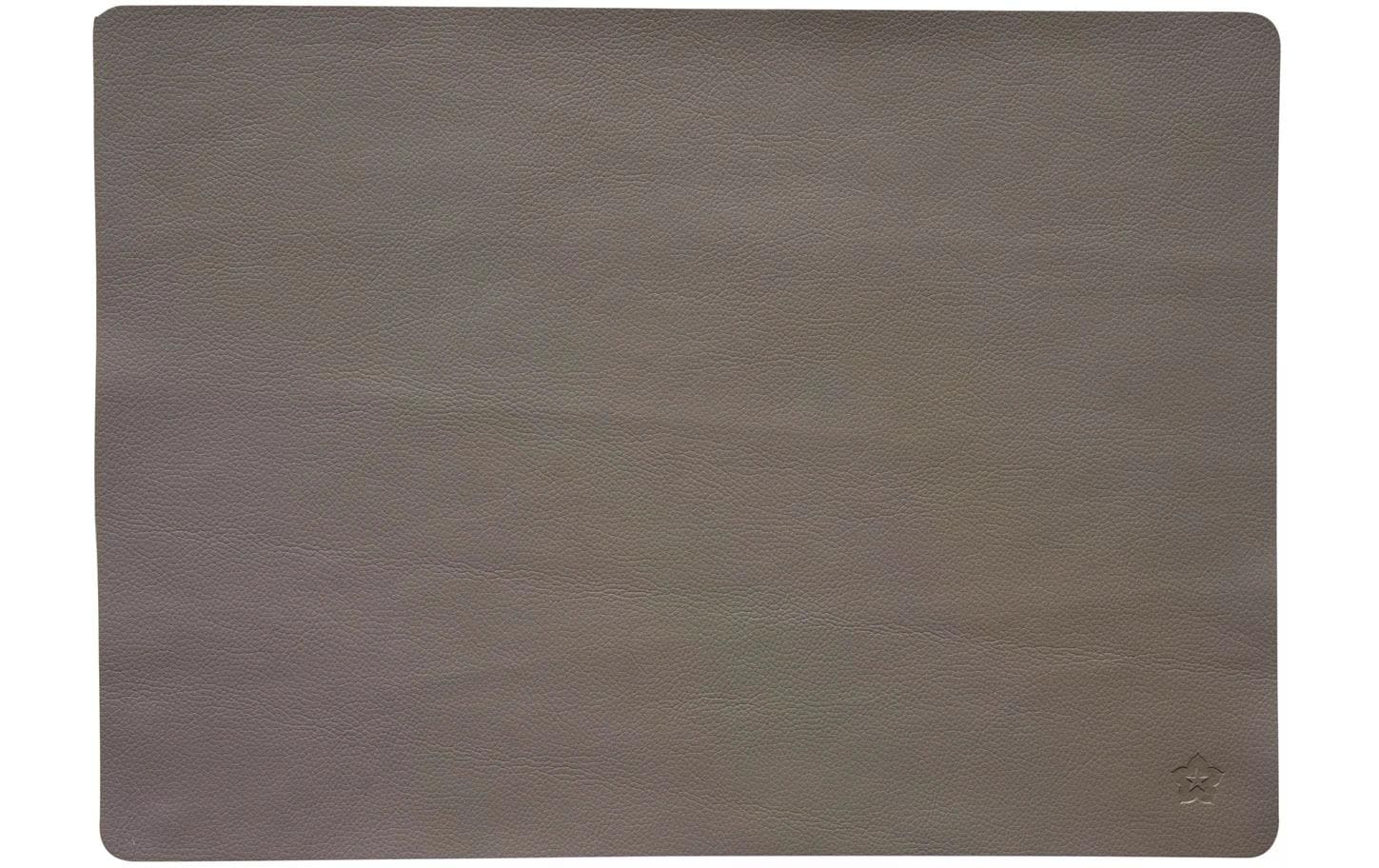 Pichler Tischset Jazz – Kunstleder (PU), taupe, 46 × 33 cm – 2er-Set