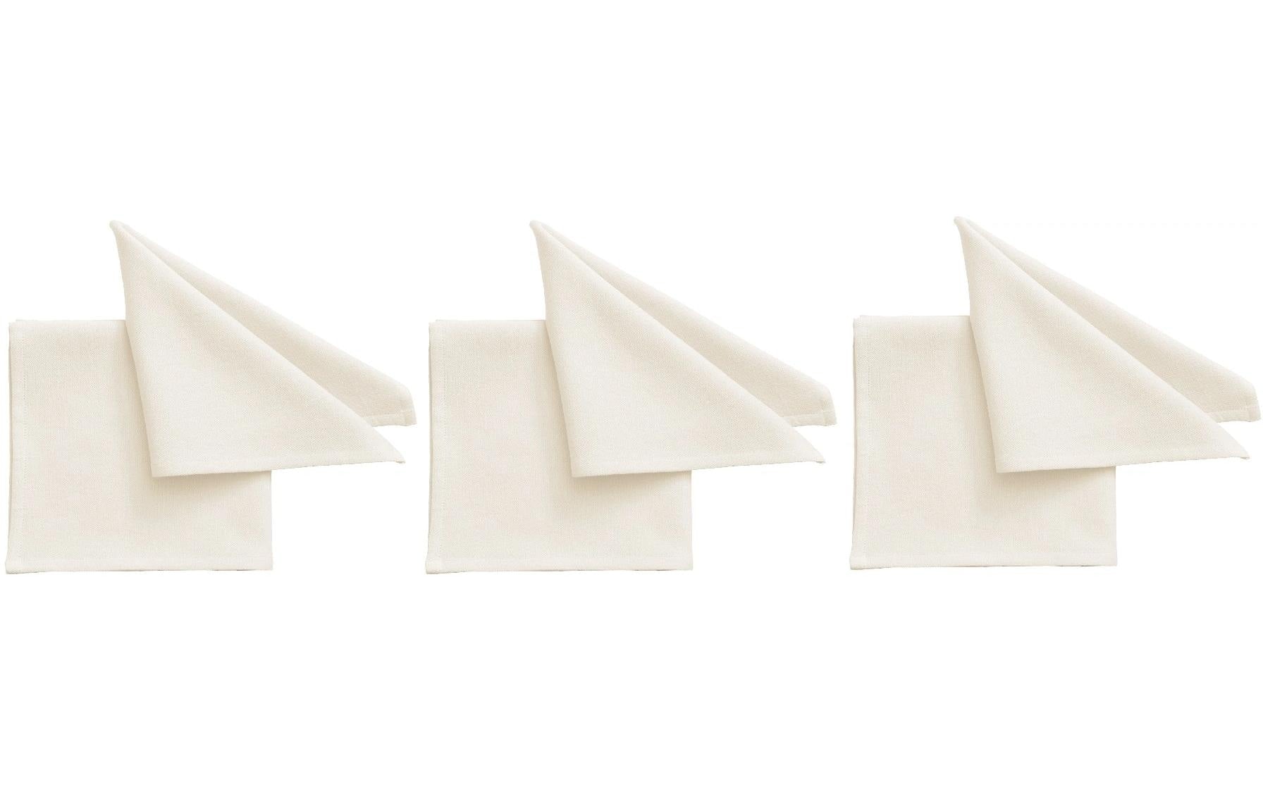 Pichler Textil Pichler Stoffserviette One weiss – 40 × 40 cm, Baumwolle – 6er-Set