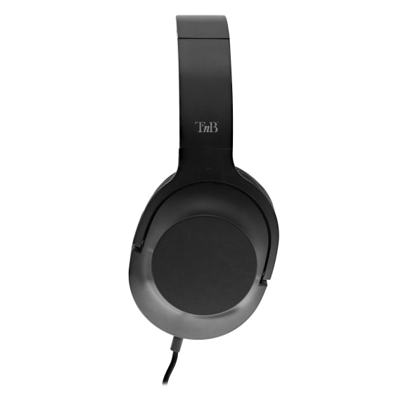 T'nB CSHOME3 On-Ear Kopfhörer – Stereo, Kabel, 3,5 mm Klinke, Schwarz