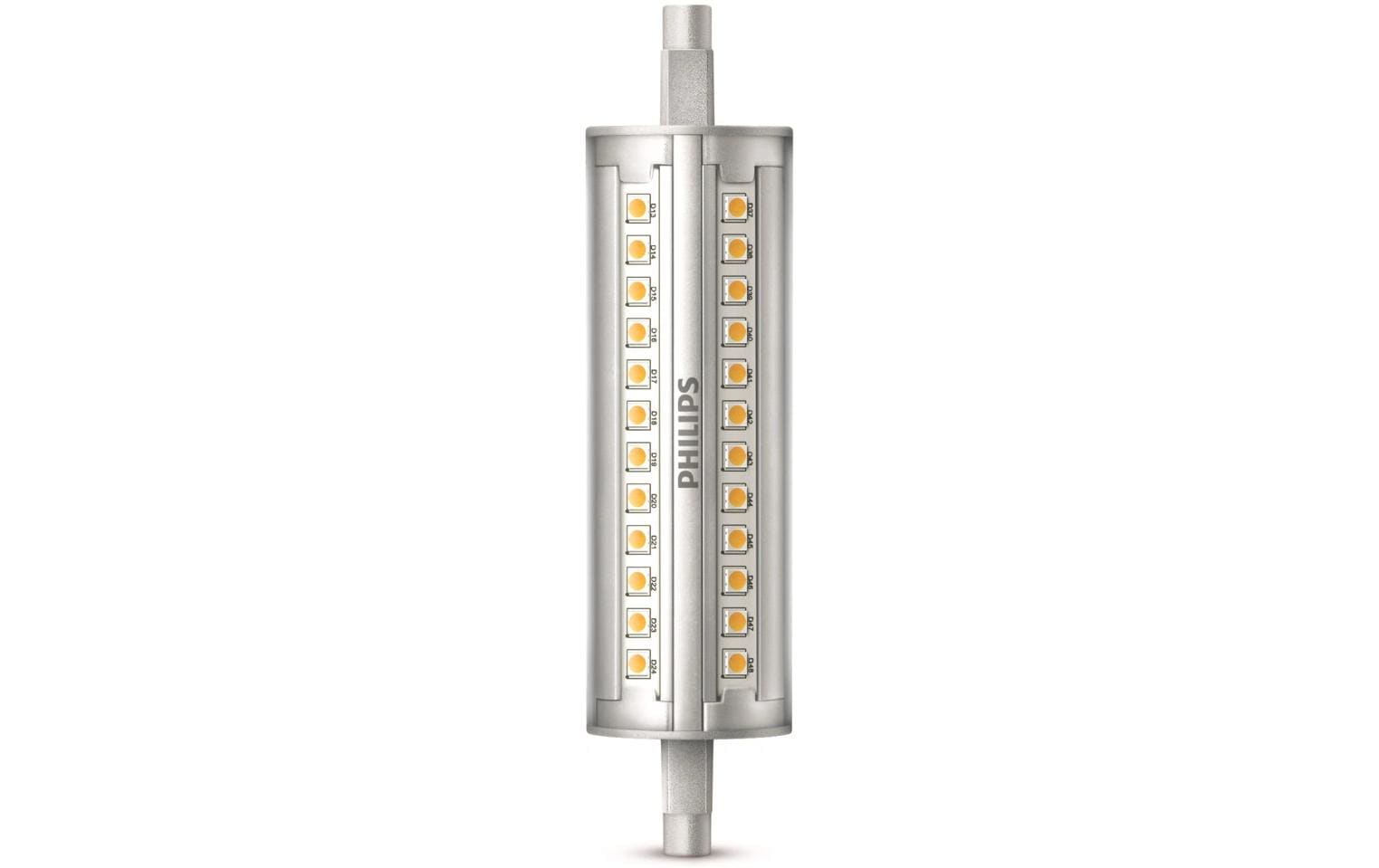 Philips by Signify Philips LED-Leuchtmittel R7S 118 mm – Warmweiss 3000 K, 1600 lm, 14 W – 1 Stk.