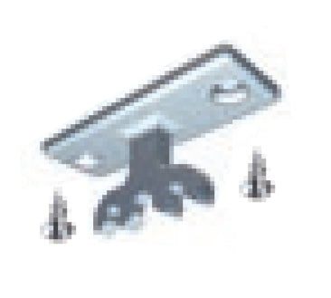 Bachmann Easy-Desk-3G Adapter – 24 × 55 × 20 mm – Silber, für Easy-Steel Montagestab, 1 Stk.