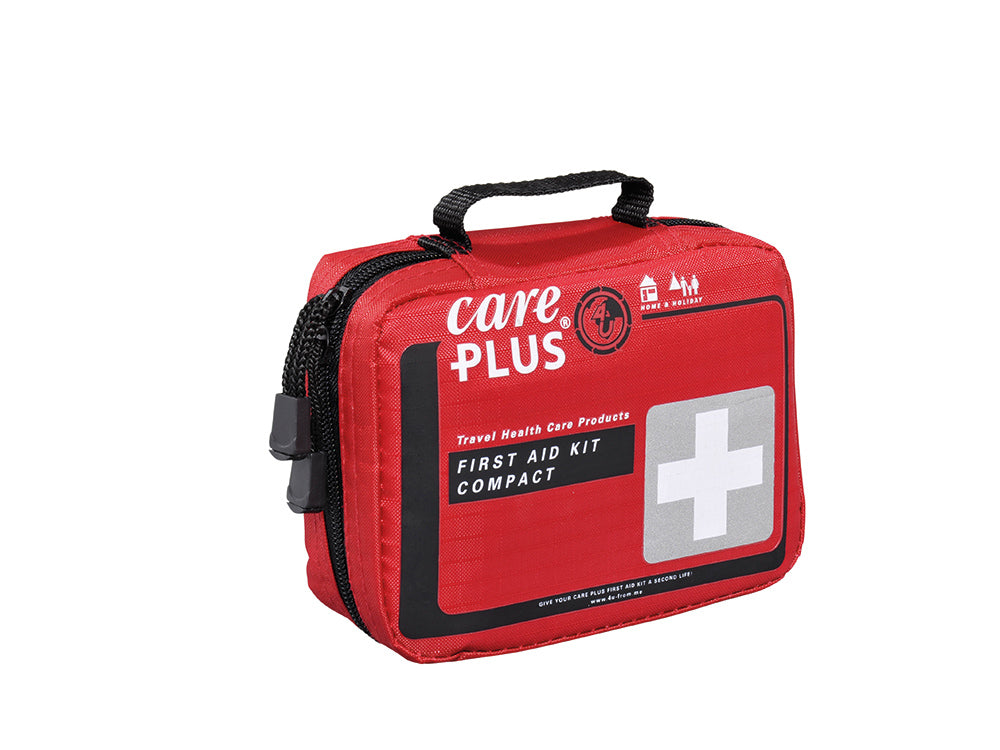 Plus Care Plus Erste-Hilfe-Set Compact – rot, Stoff, 170 × 120 × 60 mm