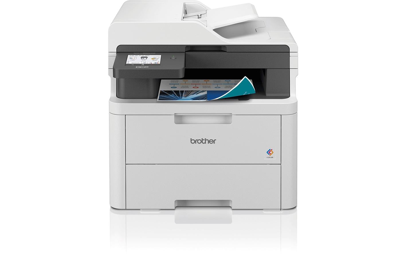 Brother DCP-L3560CDW – Farbiges Laser-MFP A4, 3-in-1 – USB/LAN/WLAN – Duplex, ADF – 26 Seiten/Min S/W