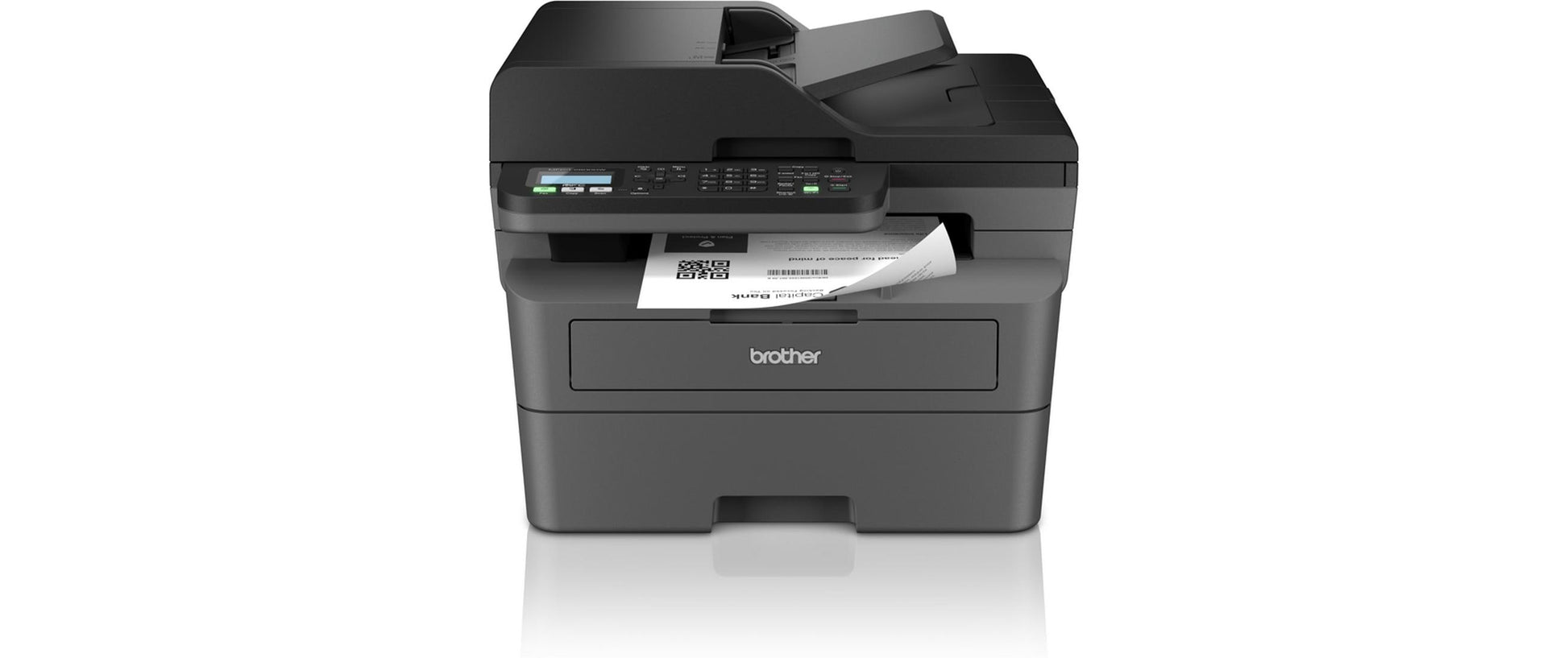 Brother MFC-L2800DW – S/W Laser-MFP A4, 4-in-1 – USB/LAN/WLAN – Duplex, ADF, 50 Blatt ADF – 32 ppm S/W