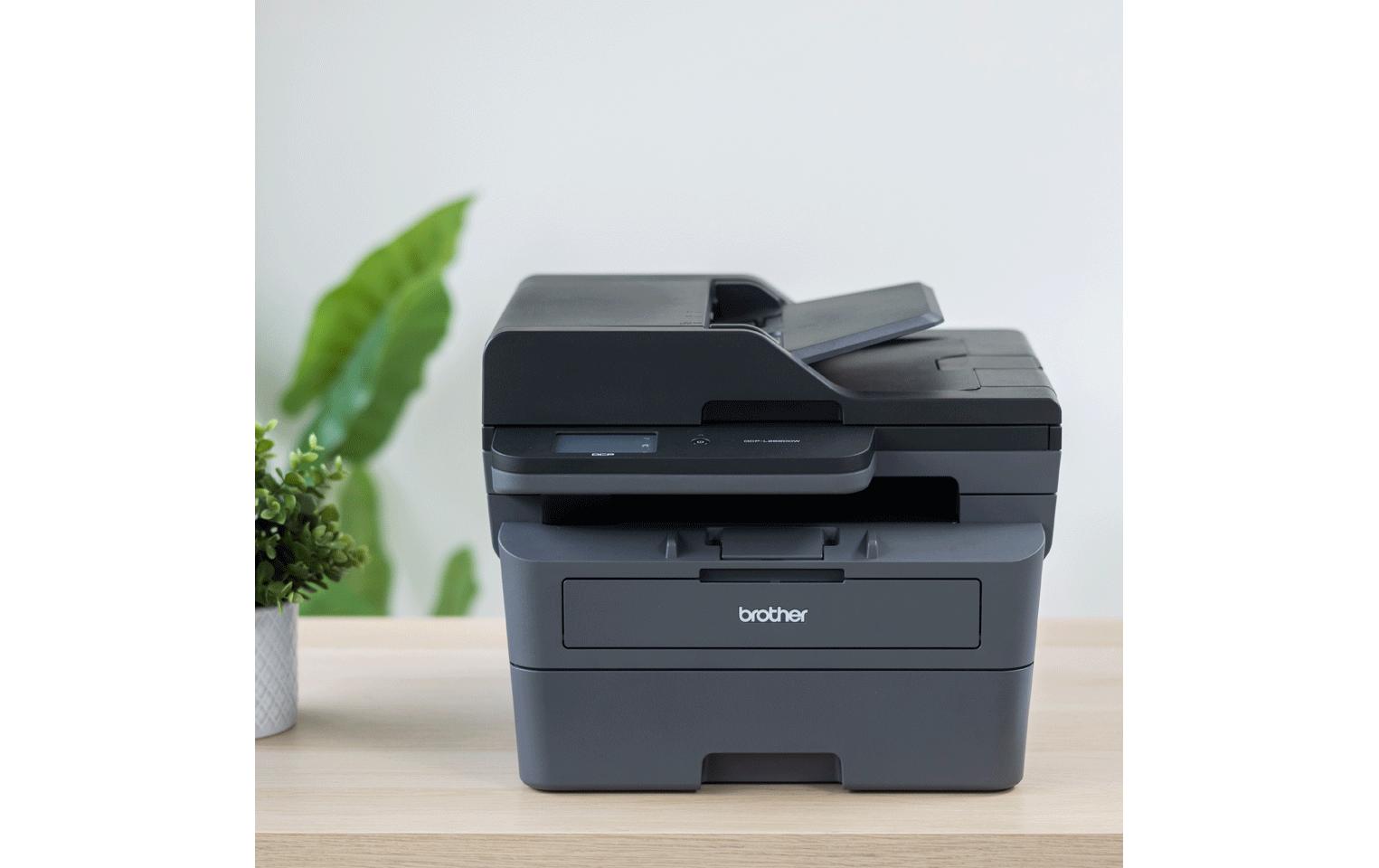 Brother DCP-L2660DW – S/W Laser-MFP A4, 3-in-1 – USB/LAN/WLAN – Duplex, ADF, 50 Blatt ADF – 34 ppm S/W