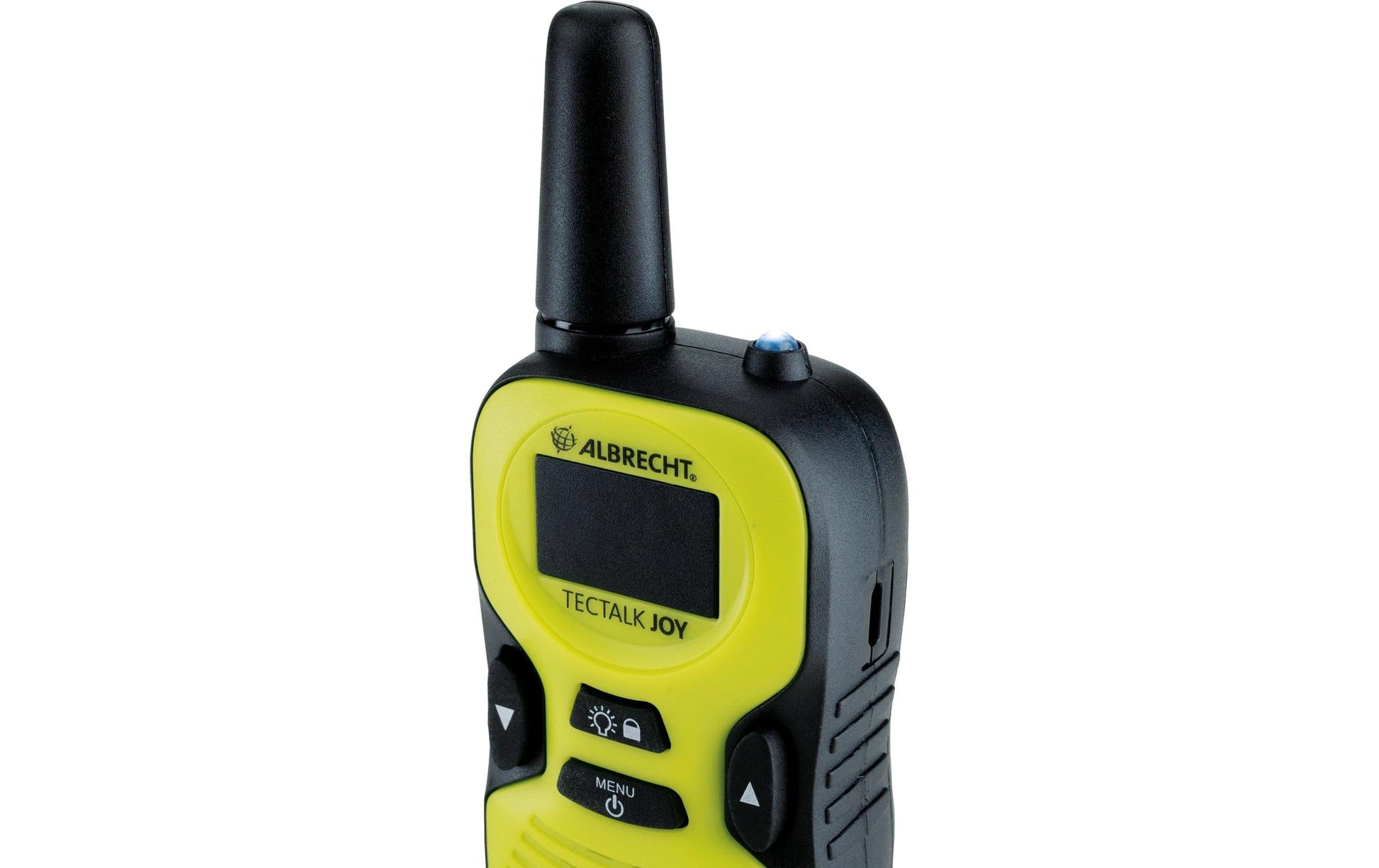 Albrecht Tectalk Joy – Funkgerät Set (2 Stück), 8 Kanäle, Reichweite bis 500 m, Micro-USB, AAA