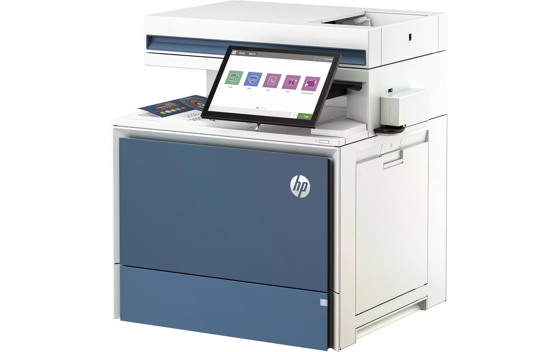 HP COLOR LASERJET ENTPR FLOW MFP 5800ZF – Farbiges Laser-MFP