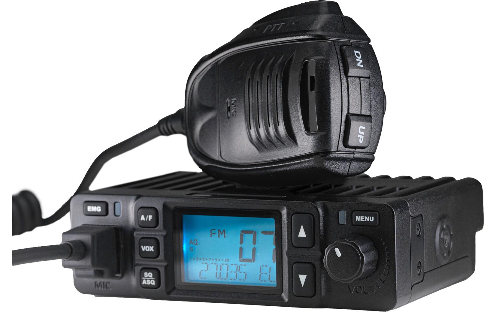 Albrecht AE6290 – CB-Funkgerät, Netzbetrieb 12/24 V, RJ-45 (Westernstecker), Schwarz