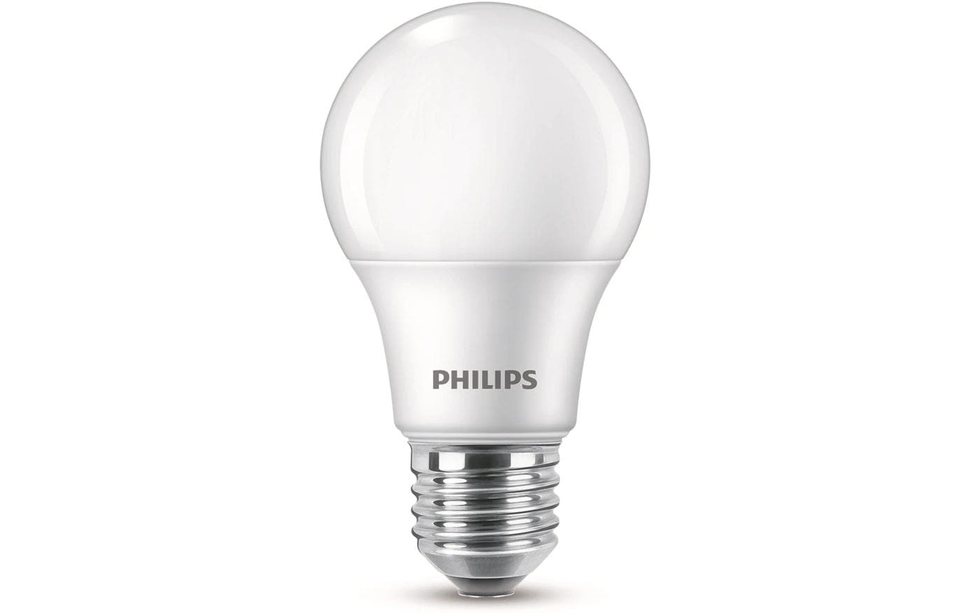 Philips by Signify Philips LED-Leuchtmittel E27 A-Form – Warmweiss 2700 K, 806 lm, 8 W – 1 Stk. – Weiss