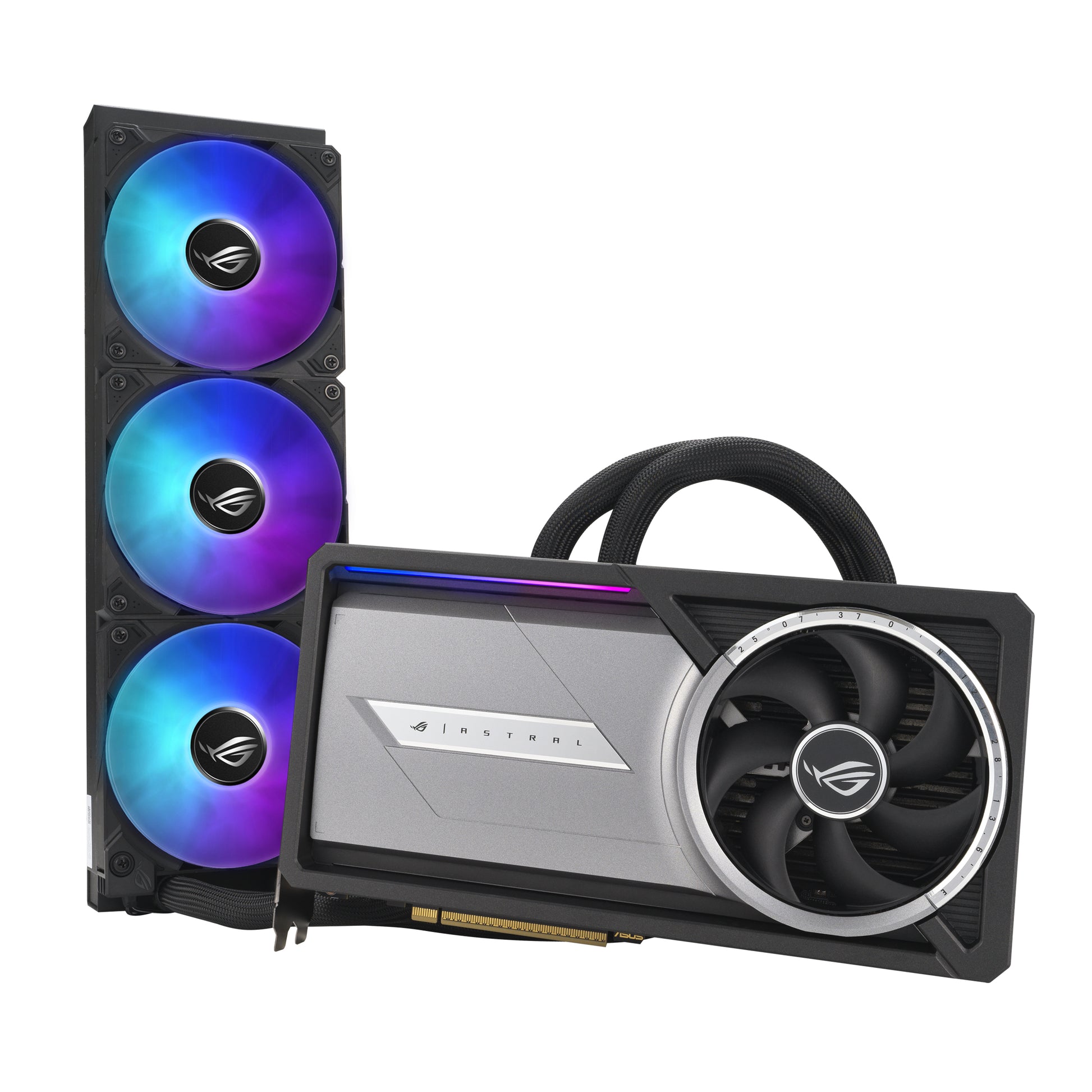 ASUS ROG-ASTRAL-LC-RTX5090-O32G-GAMING – PCIe Grafikkarte – 3×DP, 1×HDMI, PCIe 5.0, 1×16-Pin