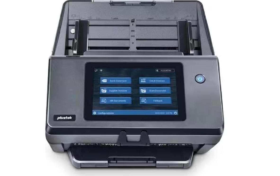 Plustek eScan A450 Pro 0323 – Dokumentenscanner, A4, 60 ppm, 600 dpi, ADF 100 Blatt, USB
