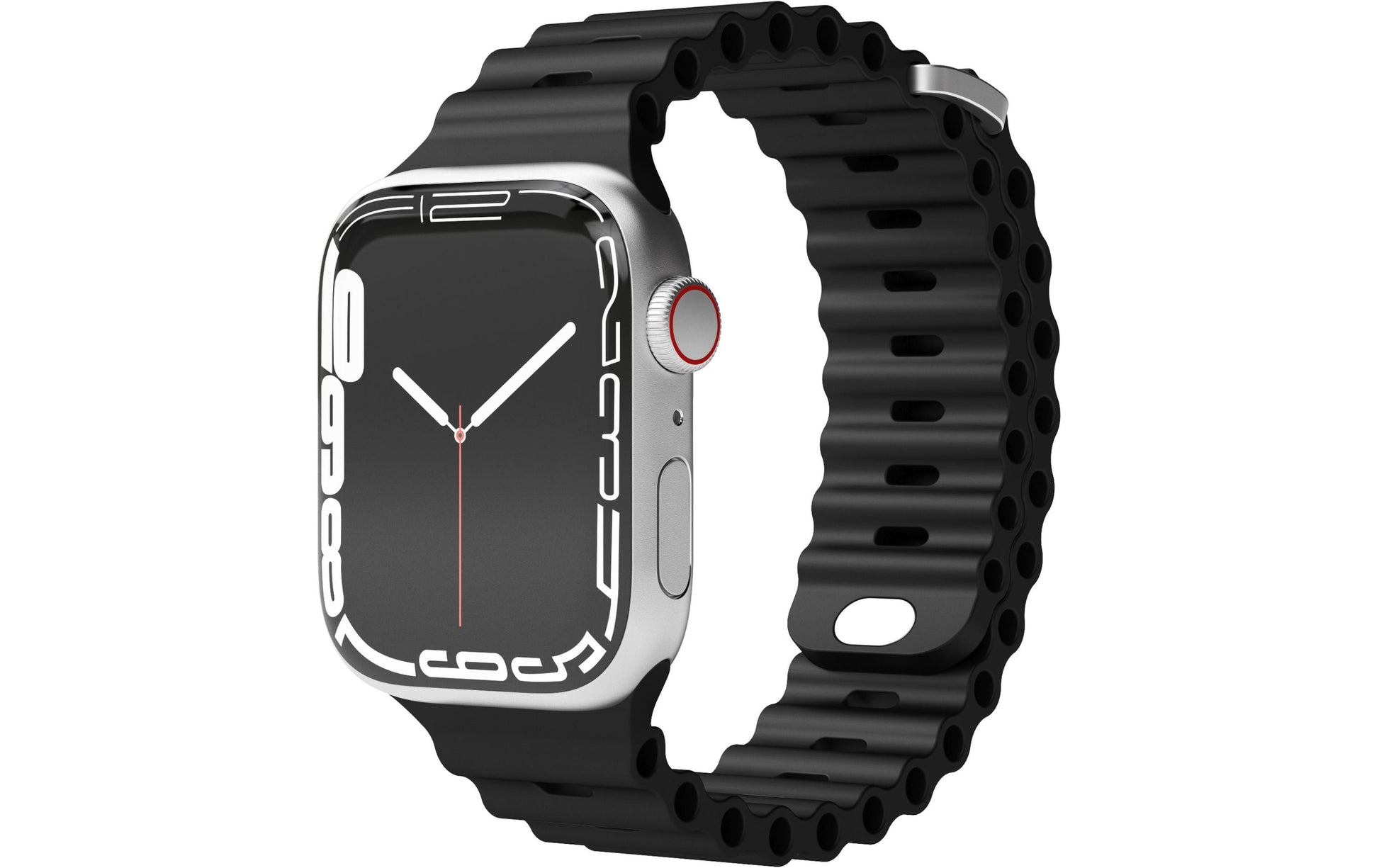 Vonmählen Wave Band 1 – Sportarmband Schwarz, für Apple Watch 40 mm, 41 mm, 42 mm