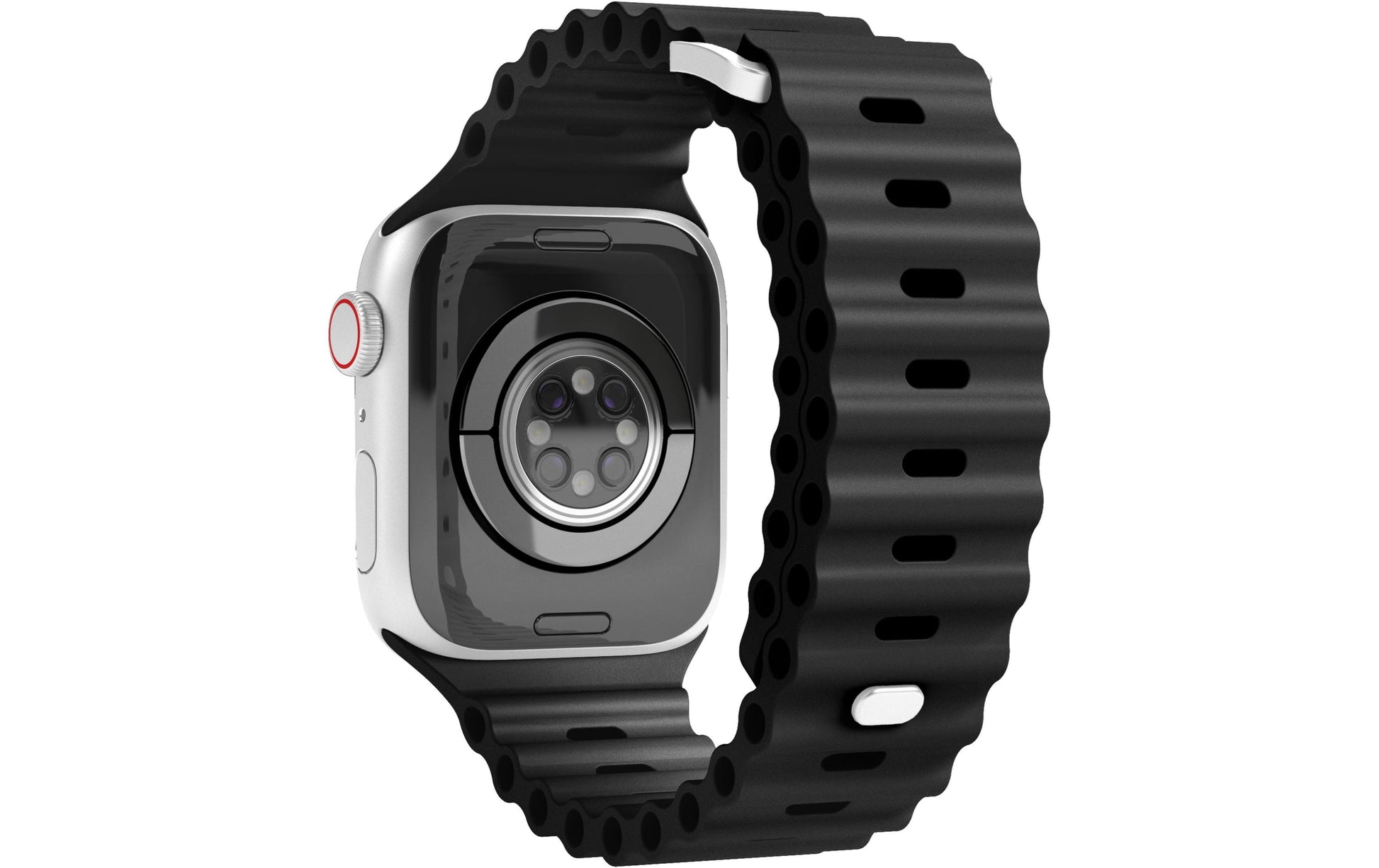 Vonmählen Wave Band 1 – Sportarmband Schwarz, für Apple Watch 40 mm, 41 mm, 42 mm