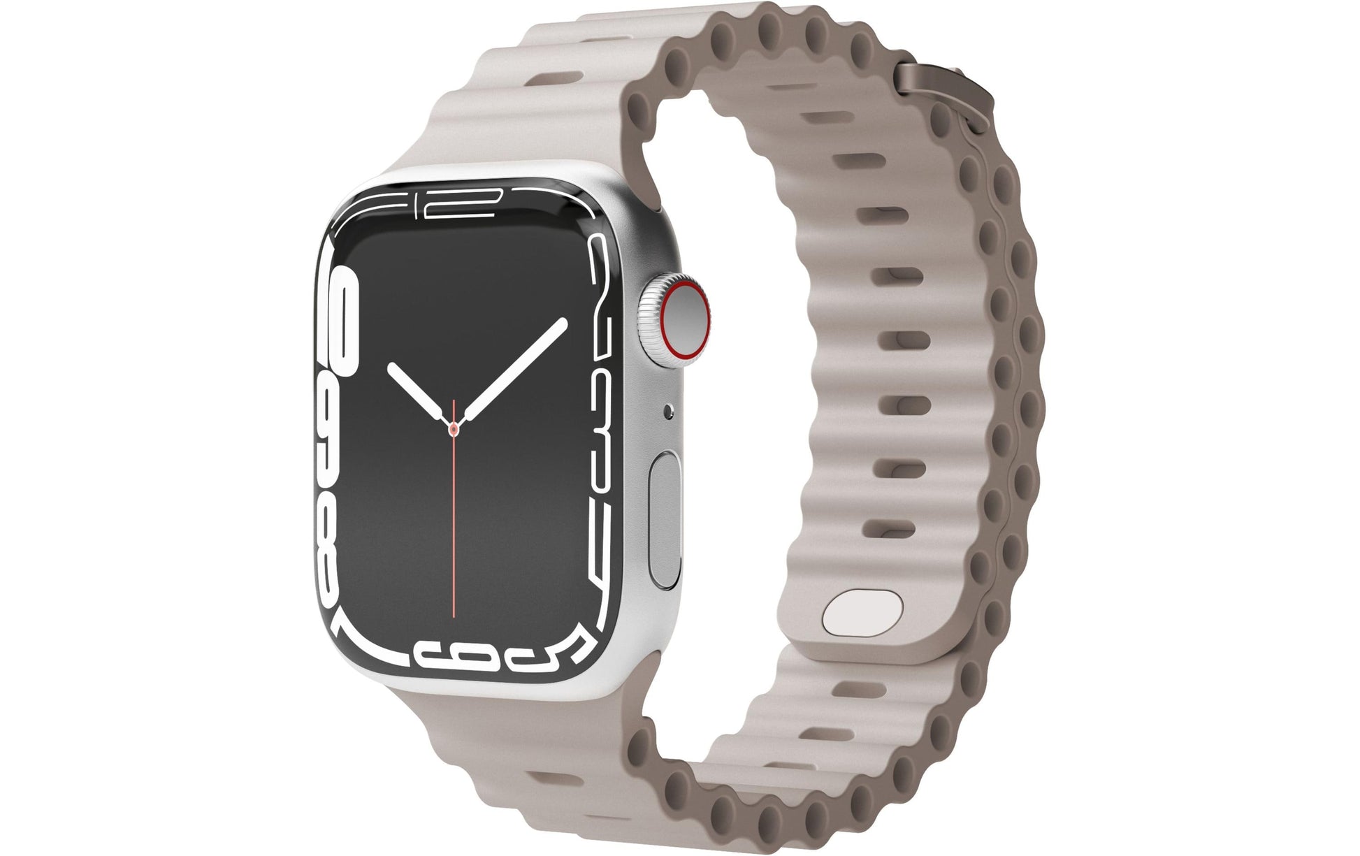 Vonmählen Wave Band Cream – Armband – für Apple Watch 38/40/41 mm, Elastomer (TPR)