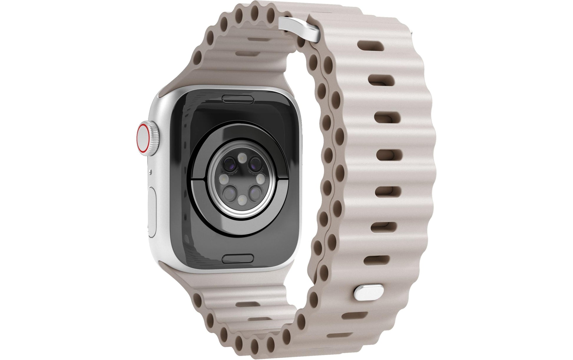 Vonmählen Wave Band Cream – Armband – für Apple Watch 38/40/41 mm, Elastomer (TPR)