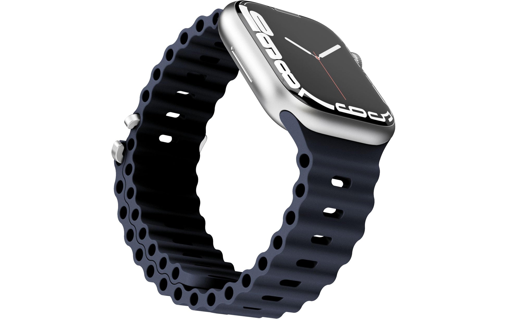 Vonmählen Wave Band 1 – Armband – für Apple Watch 40–42 mm, Navy, Elastomer (TPR)