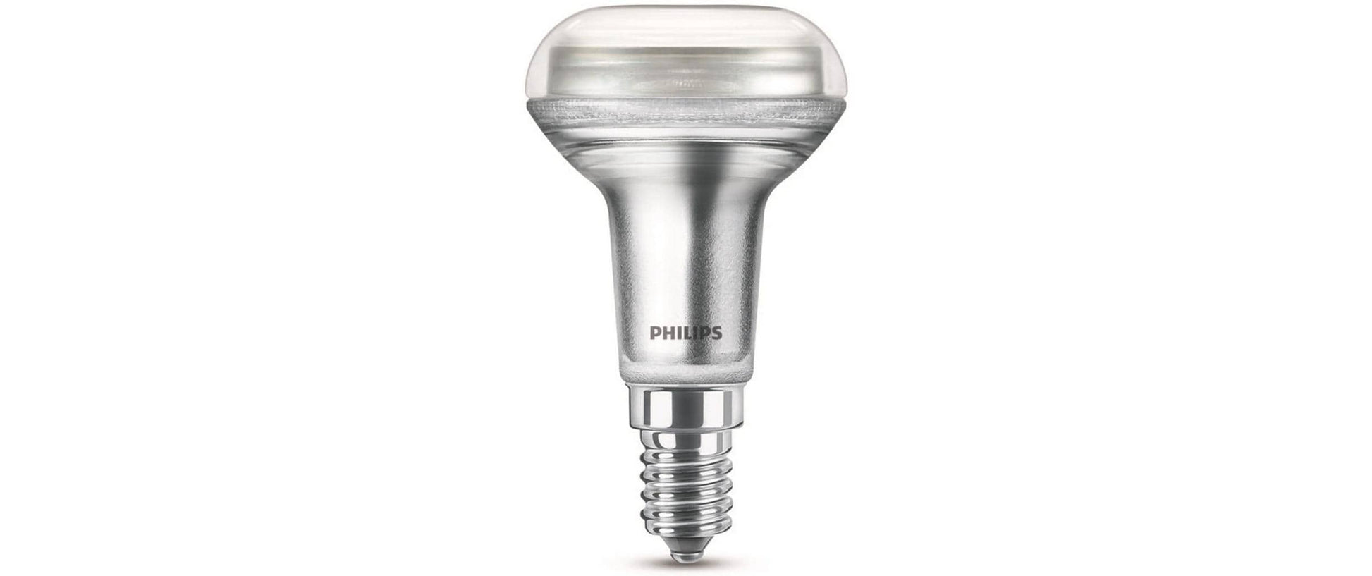 Philips by Signify Philips LED-Reflektor R50 E14 – Warmweiss 2700 K, 210 lm, 2,8 W – 36°, klar – 2 Stk.