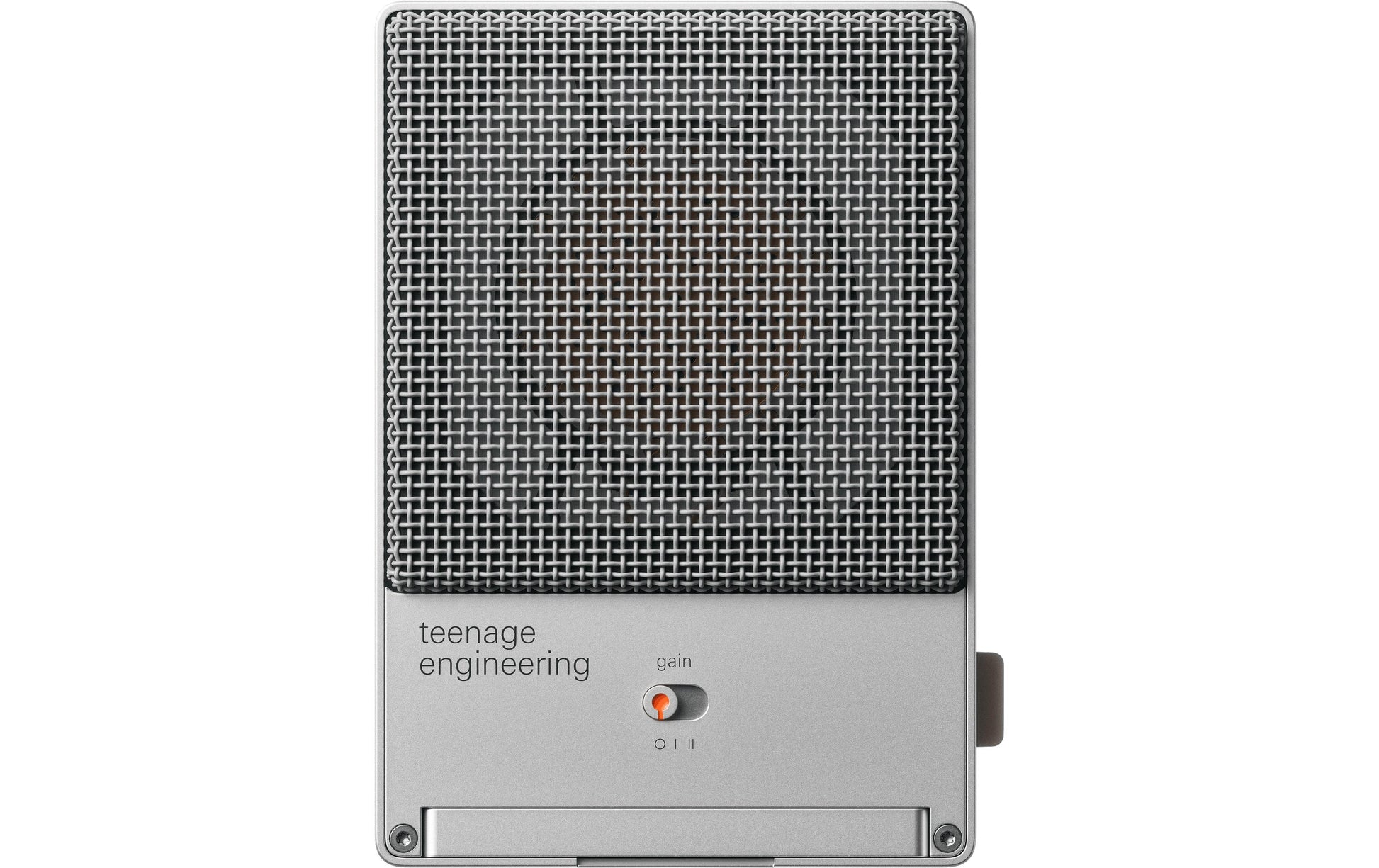 Teenage Engineering CM-15 – Mikrofon, mini XLR & XLR, Superniere, Kondensator, Video, Silber
