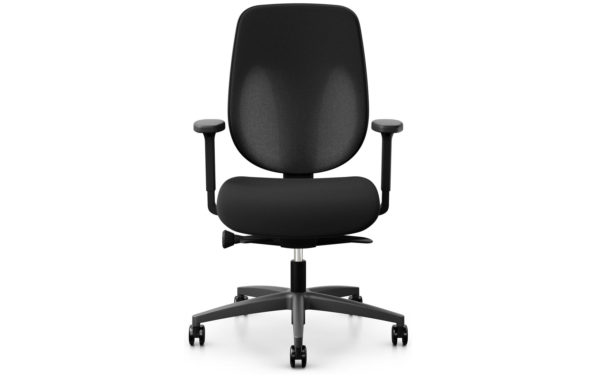 Giroflex Bürostuhl 353 – Sitzhöhe 39–51 cm, 120 kg, Schwarz