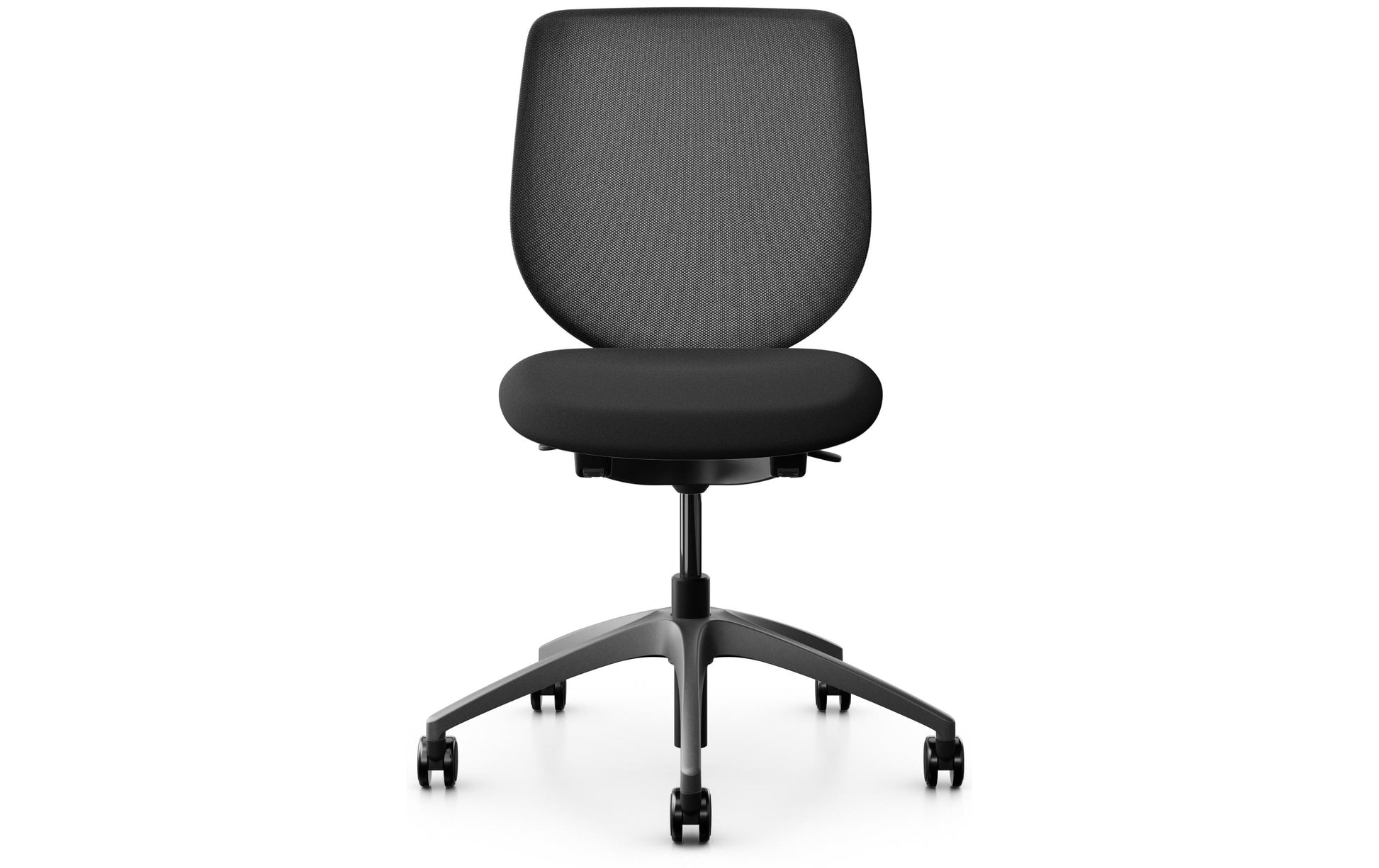 Giroflex Konferenzstuhl 313 – Sitzhöhe 39–51 cm, 120 kg, schwarz