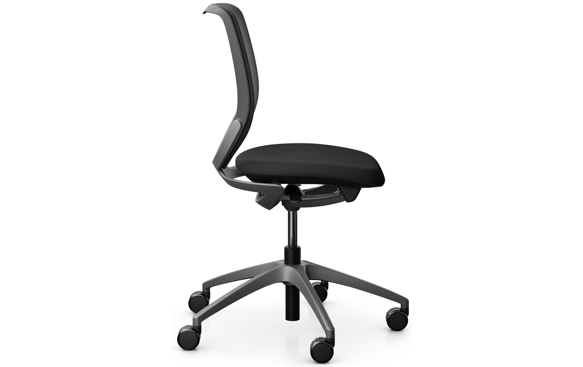 Giroflex Konferenzstuhl 313 – Sitzhöhe 39–51 cm, 120 kg, schwarz
