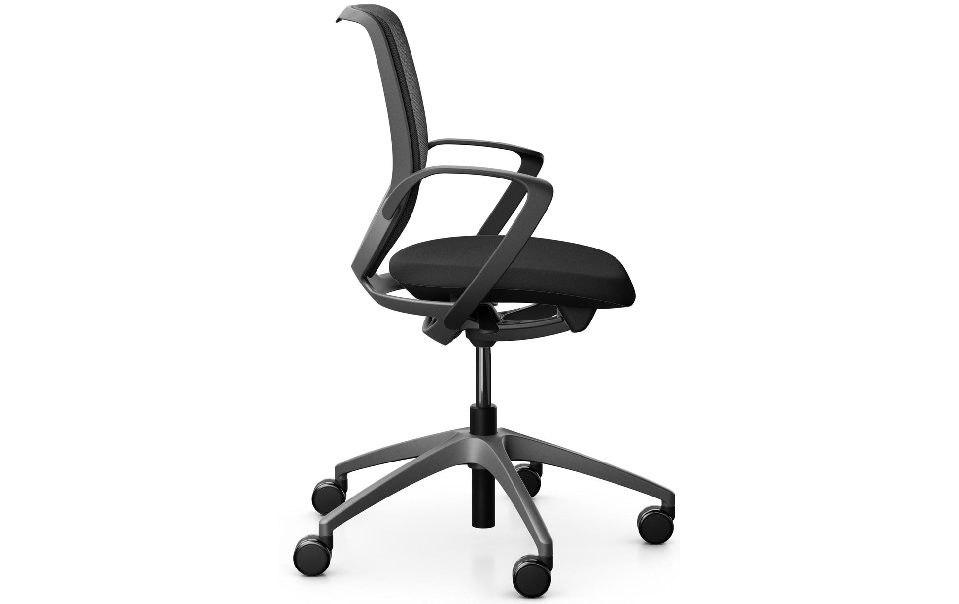 Giroflex Bürostuhl 313 – Sitzhöhe 39–51 cm, 120 kg, Schwarz