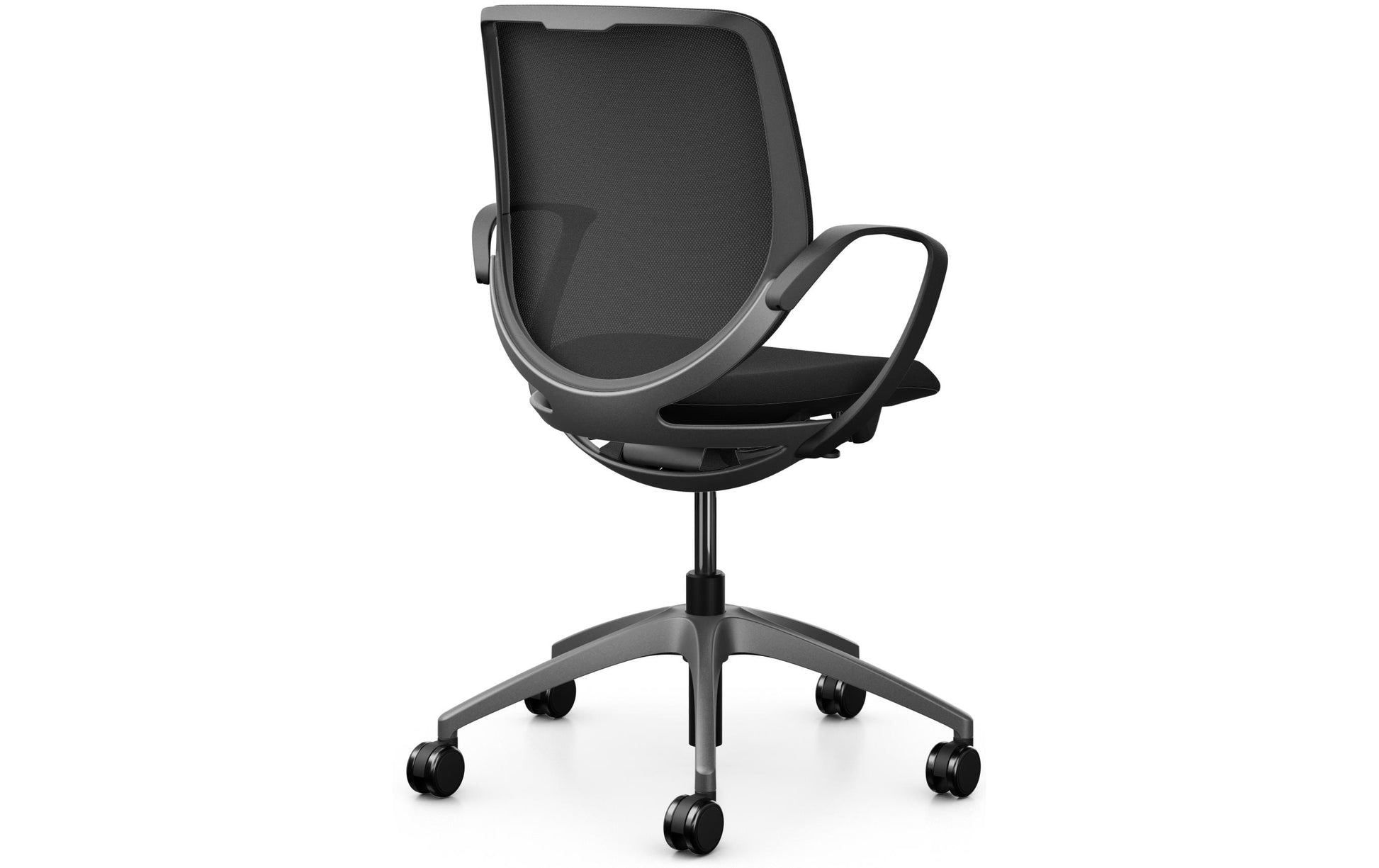 Giroflex Bürostuhl 313 – Sitzhöhe 39–51 cm, 120 kg, Schwarz