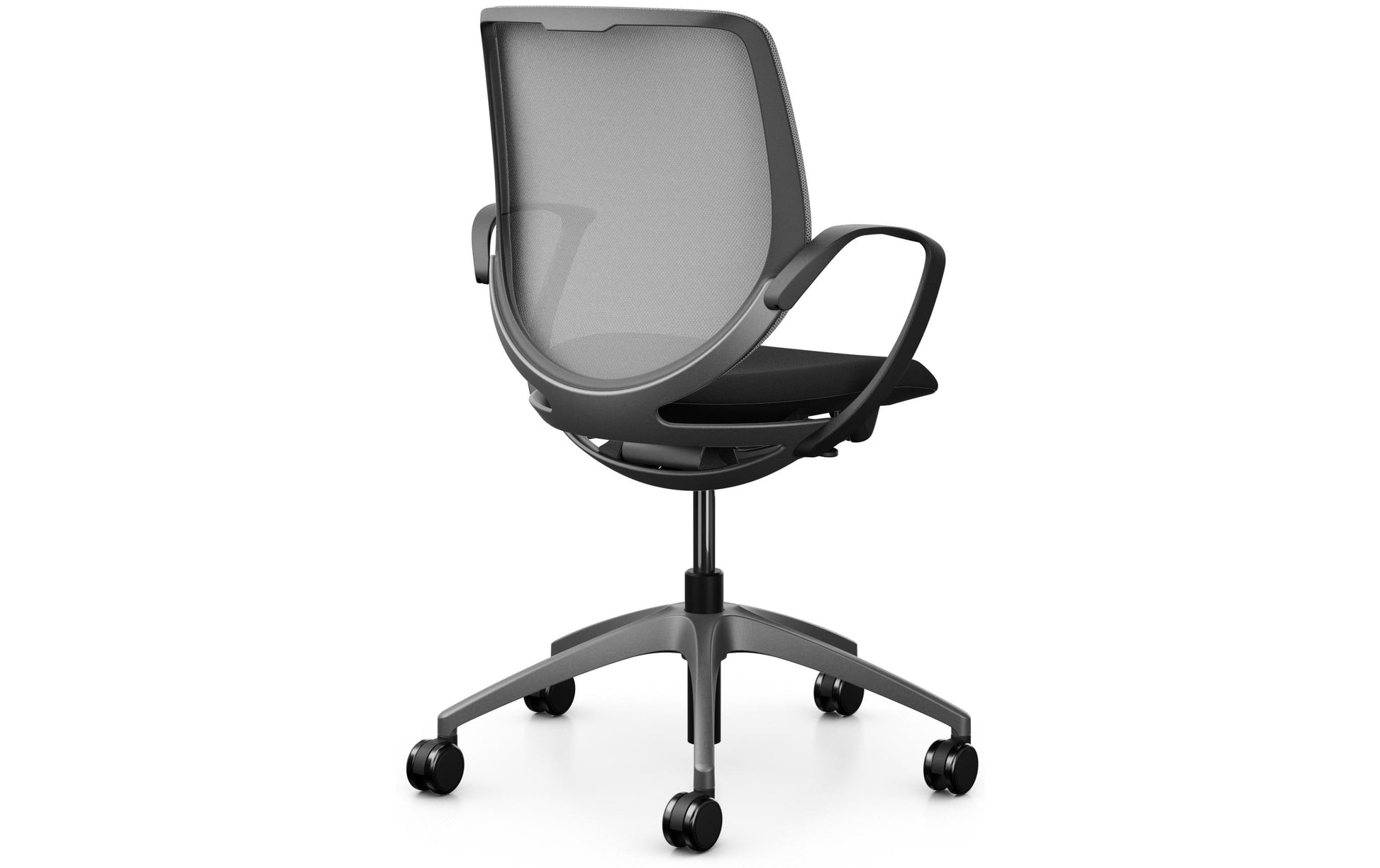 Giroflex Bürostuhl 313 – Sitzhöhe 39–51 cm, 120 kg, Grau