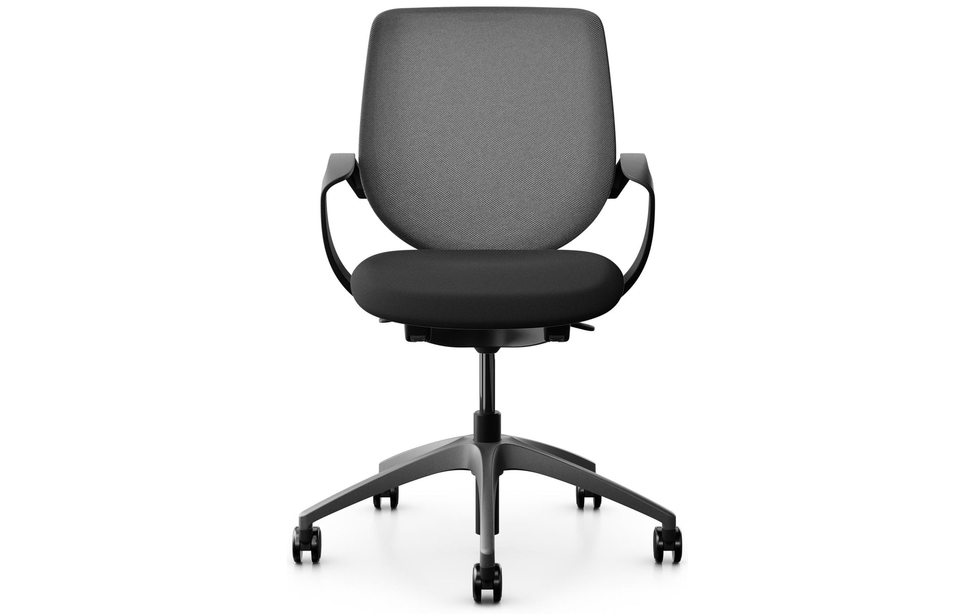 Giroflex Bürostuhl 313 – Sitzhöhe 39–51 cm, 120 kg, Dunkelgrau