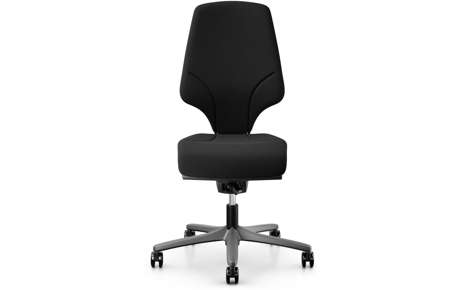 Giroflex Bürostuhl 64 – Sitzhöhe 40–52 cm, 130 kg, schwarz