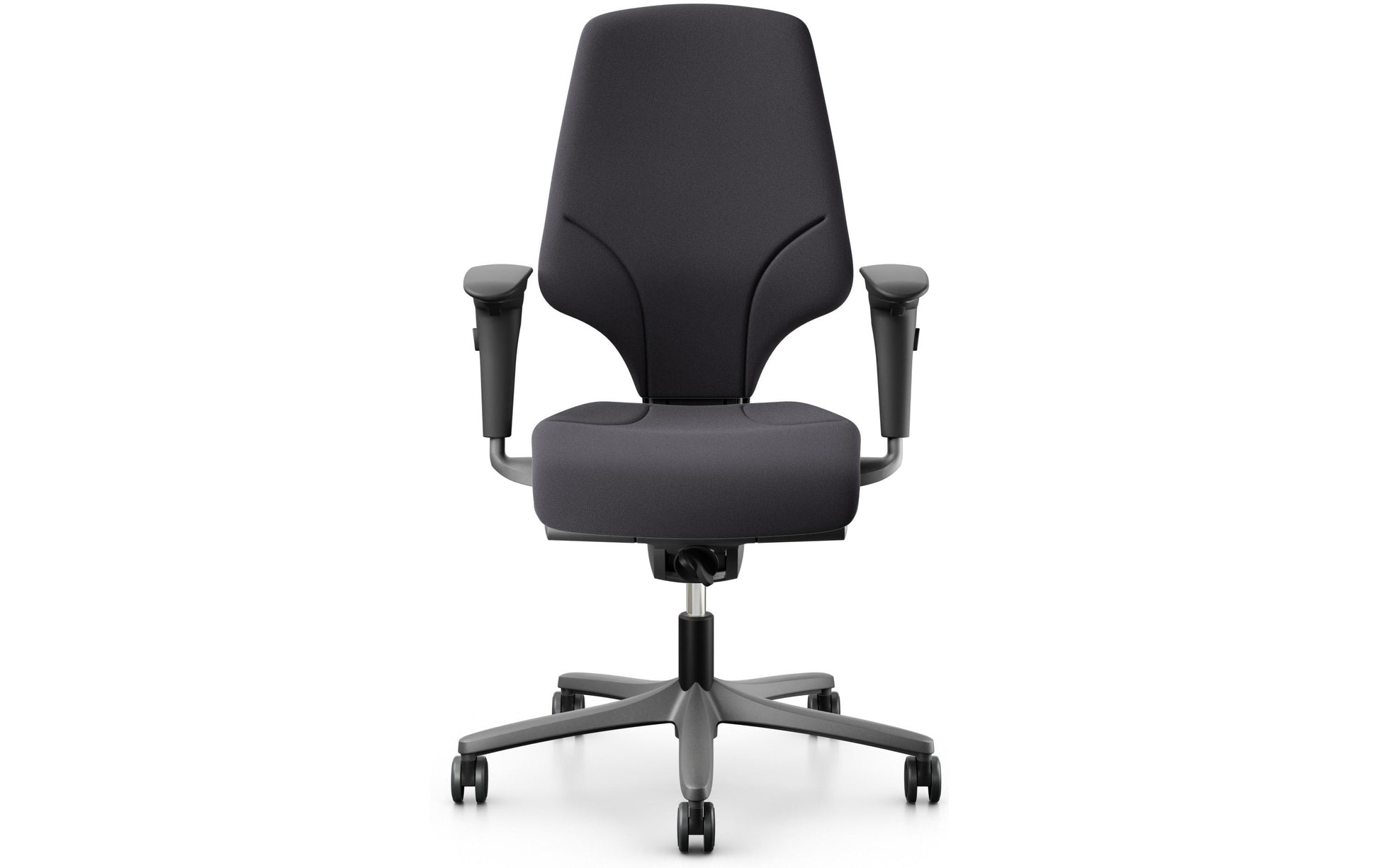 Giroflex Bürostuhl 64 – Sitzhöhe 40–52 cm, 130 kg, Dunkelgrau