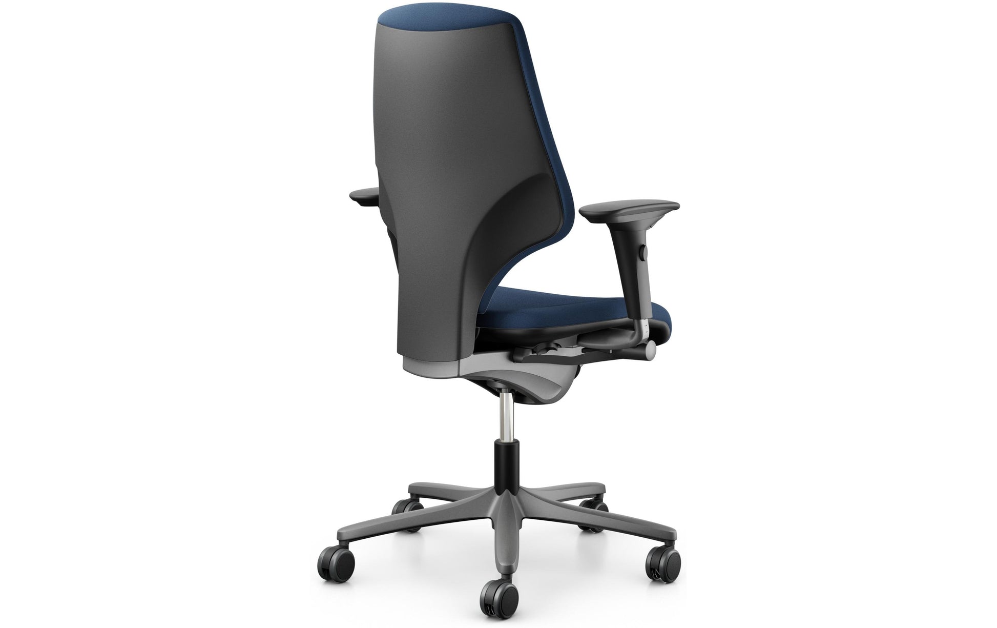 Giroflex Bürostuhl 64 – Sitzhöhe 40–52 cm, 130 kg, Dunkelblau