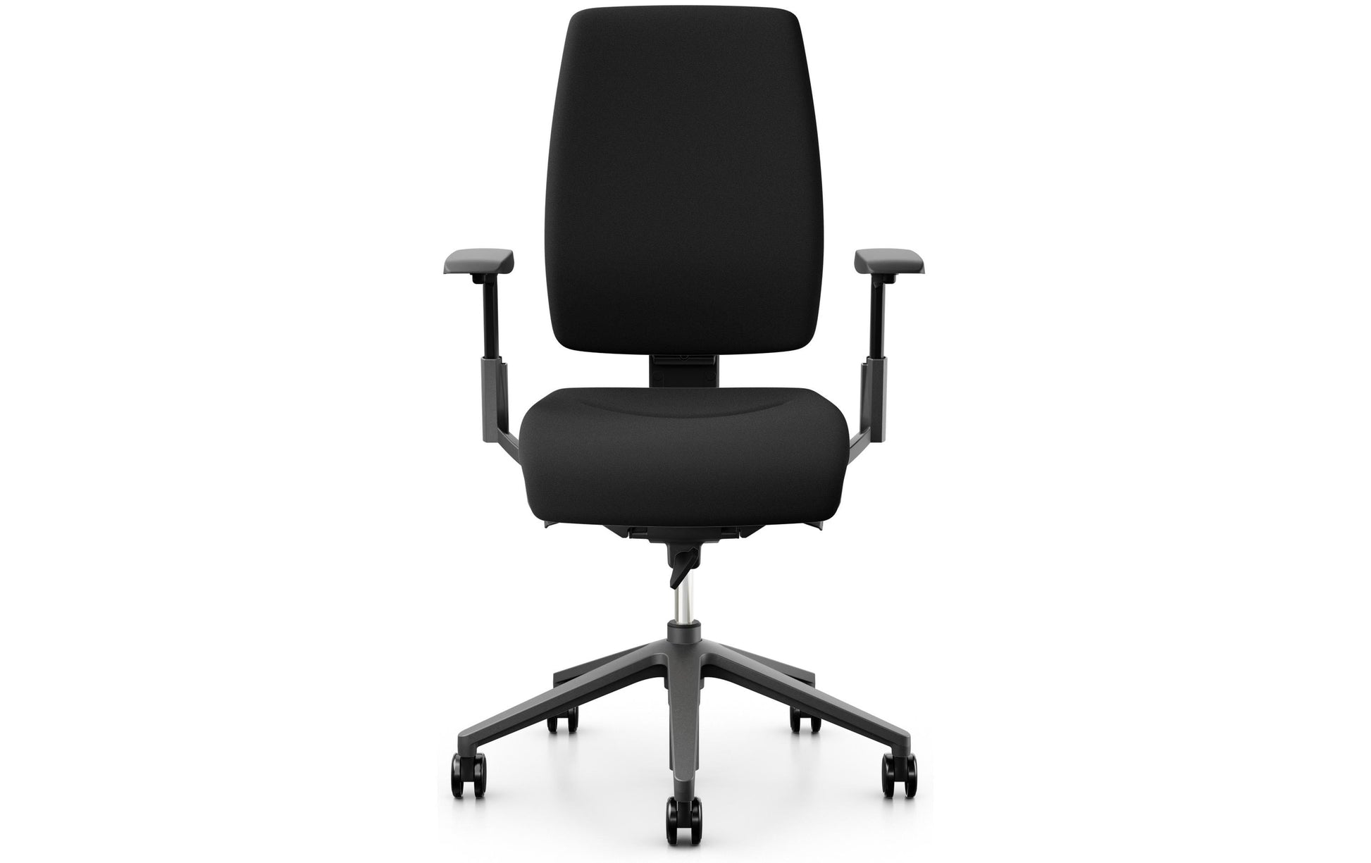 Giroflex Bürostuhl 68 – Sitzhöhe 40–52 cm, 120 kg, Schwarz