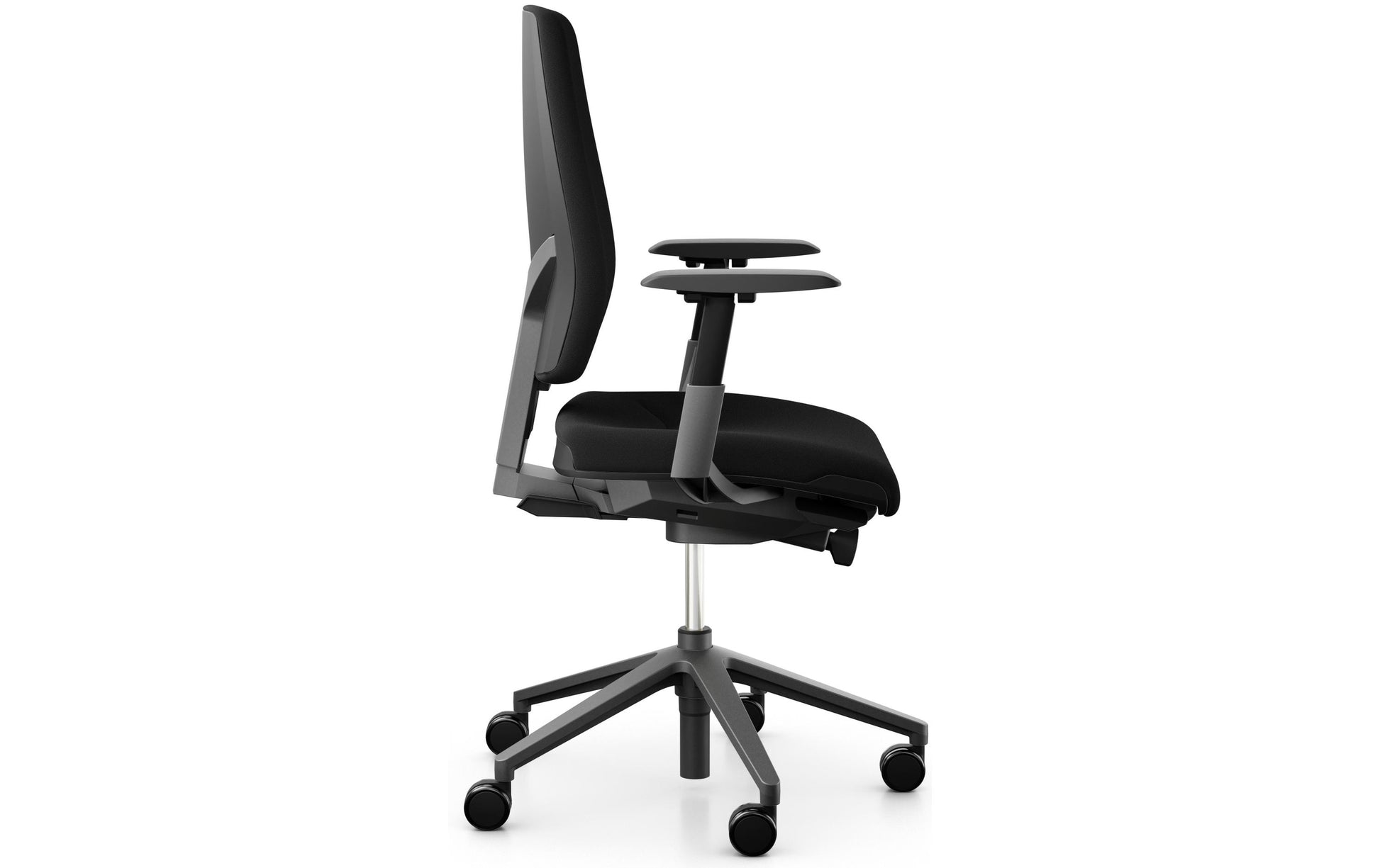 Giroflex Bürostuhl 68 – Sitzhöhe 40–52 cm, 120 kg, Schwarz