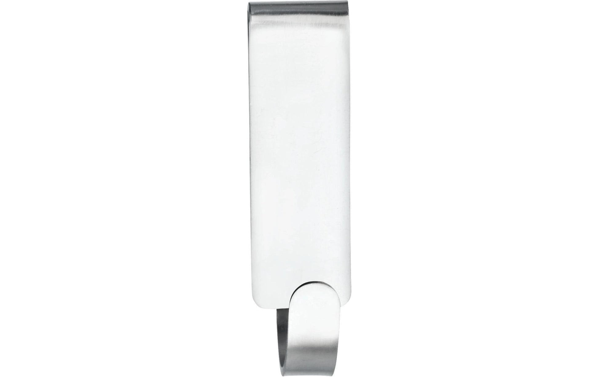 WENKO Türhaken – Edelstahl, 2×5,5×7 cm, Silber matt