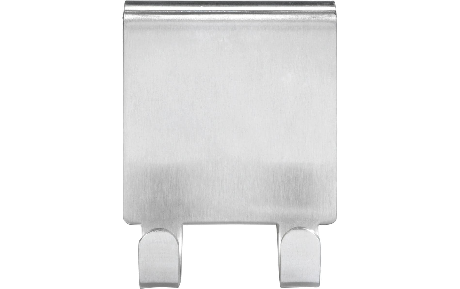 WENKO Haken Vieste Duo – Edelstahl matt, 5,5×7×6 cm