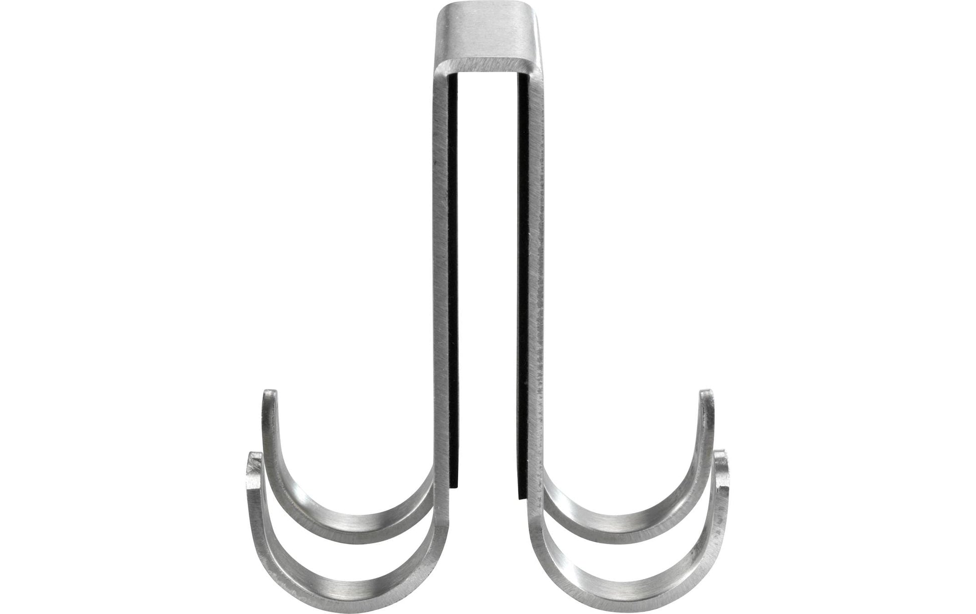 WENKO Haken Vieste Duo – Edelstahl matt, 5,5×7×6 cm