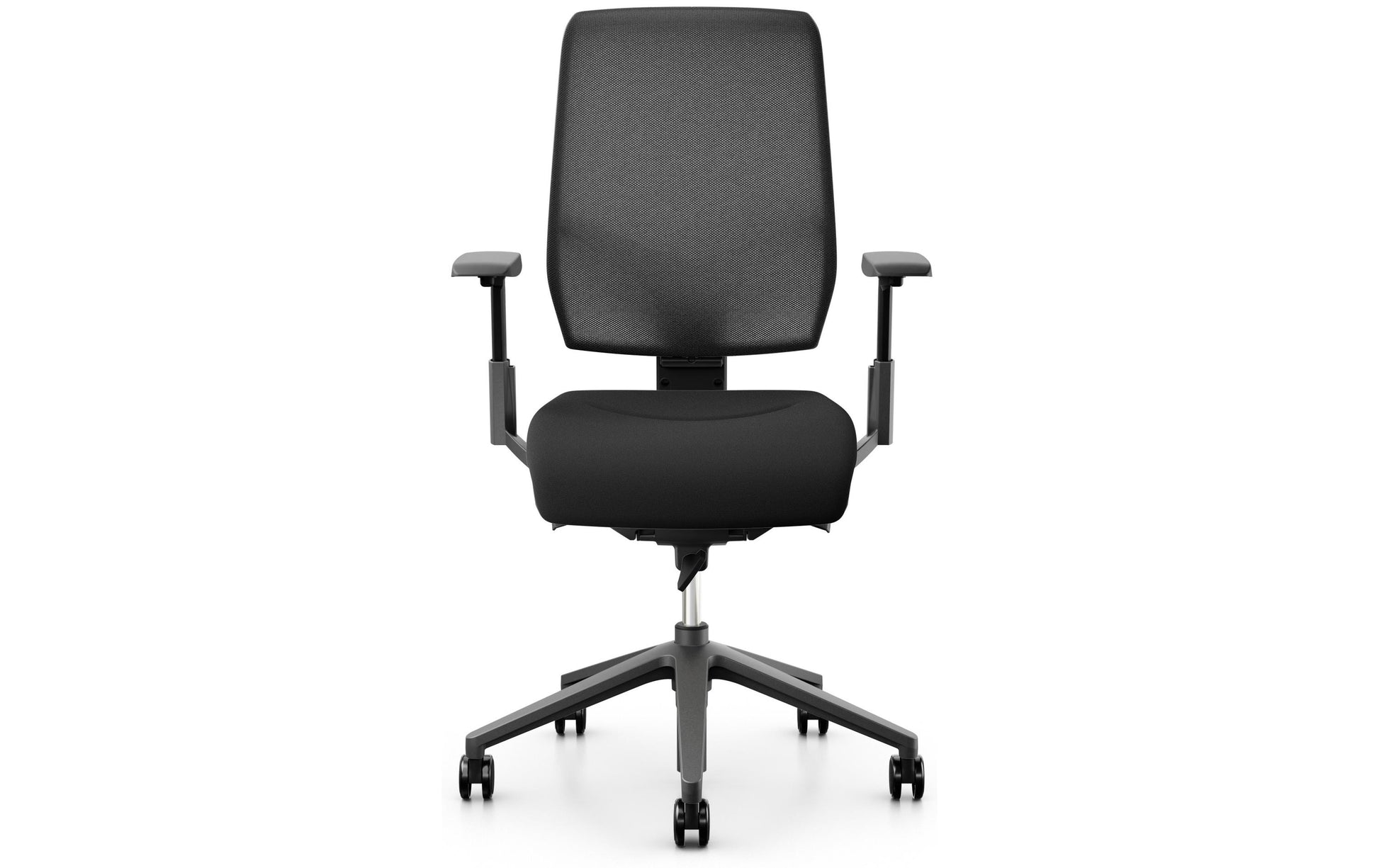 Giroflex Bürostuhl 68 – Sitzhöhe 40–52 cm, 120 kg, Schwarz