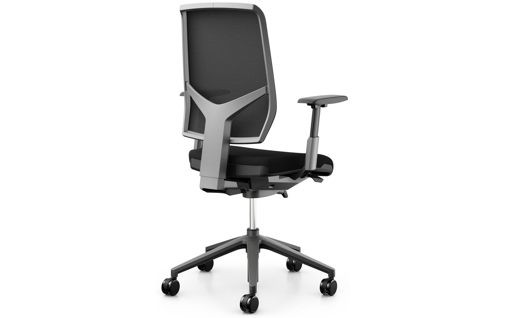 Giroflex Bürostuhl 68 – Sitzhöhe 40–52 cm, 120 kg, Schwarz