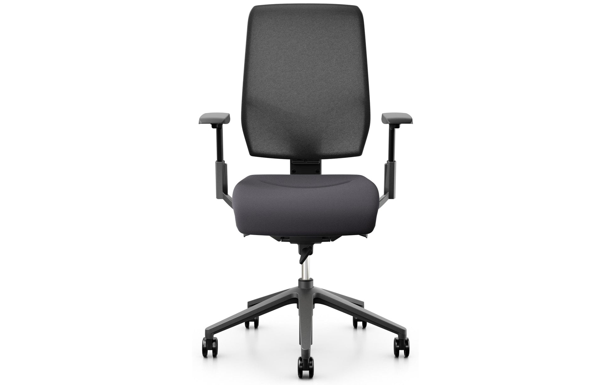 Giroflex Bürostuhl 68 – Sitzhöhe 40–52 cm, 120 kg, Dunkelgrau