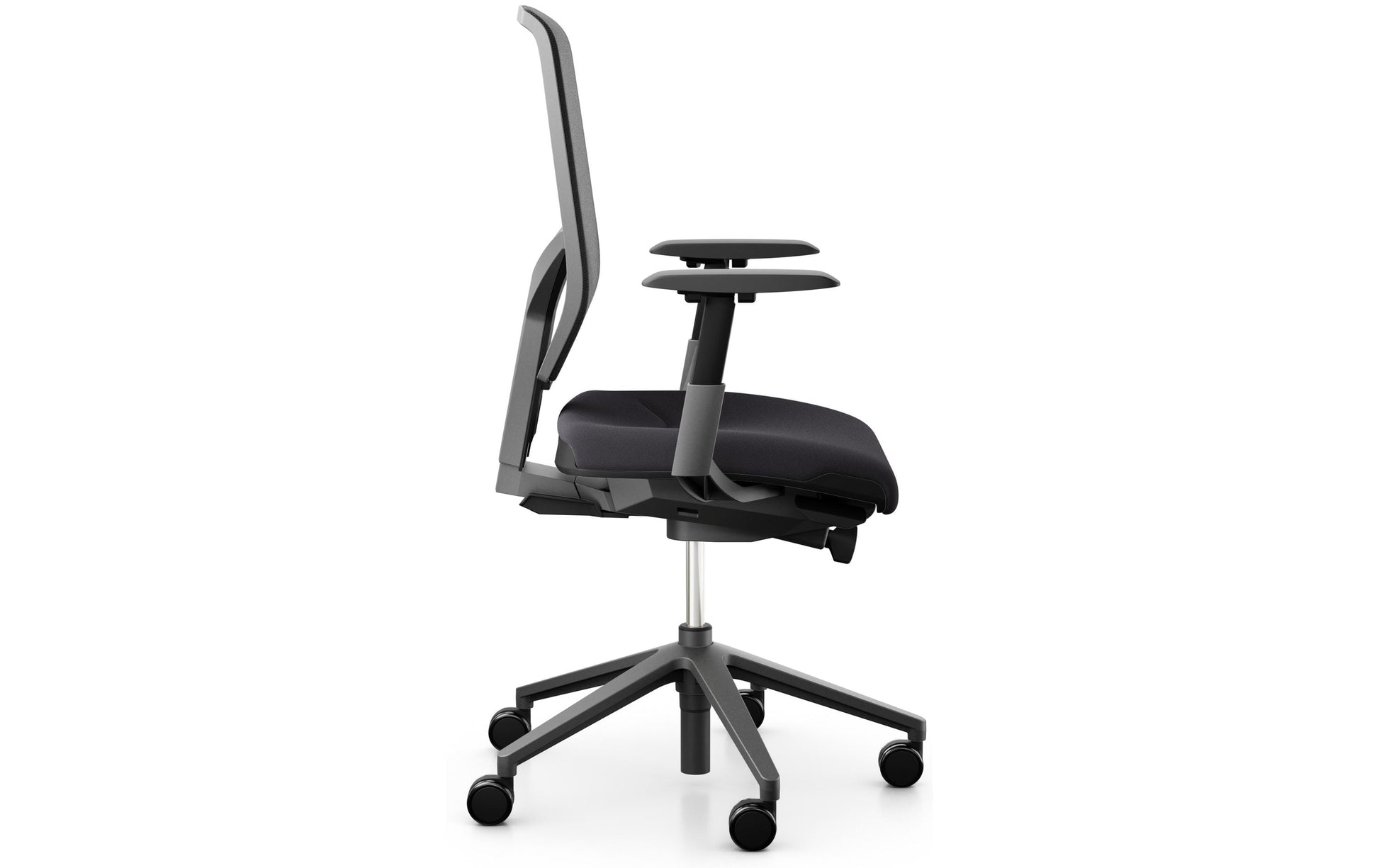 Giroflex Bürostuhl 68 – Sitzhöhe 40–52 cm, 120 kg, Dunkelgrau