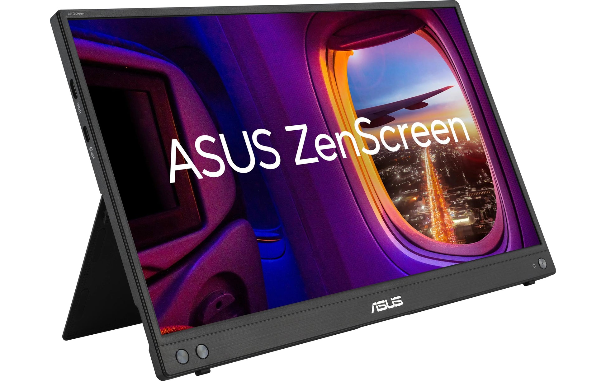 ASUS MB16AHV – Tragbarer Monitor, 15,6", IPS, 60 Hz, 250 cd/m², USB-C, Mini-HDMI, Schwarz