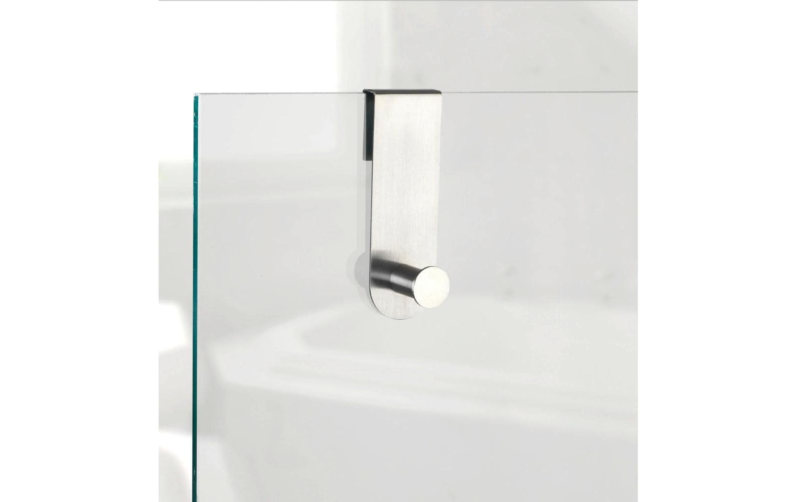 WENKO Handtuchhaken Celano – Edelstahl, 4×5×12,5 cm, Silber