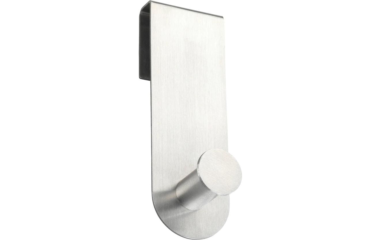 WENKO Handtuchhaken Celano – Edelstahl, 4×5×12,5 cm, Silber