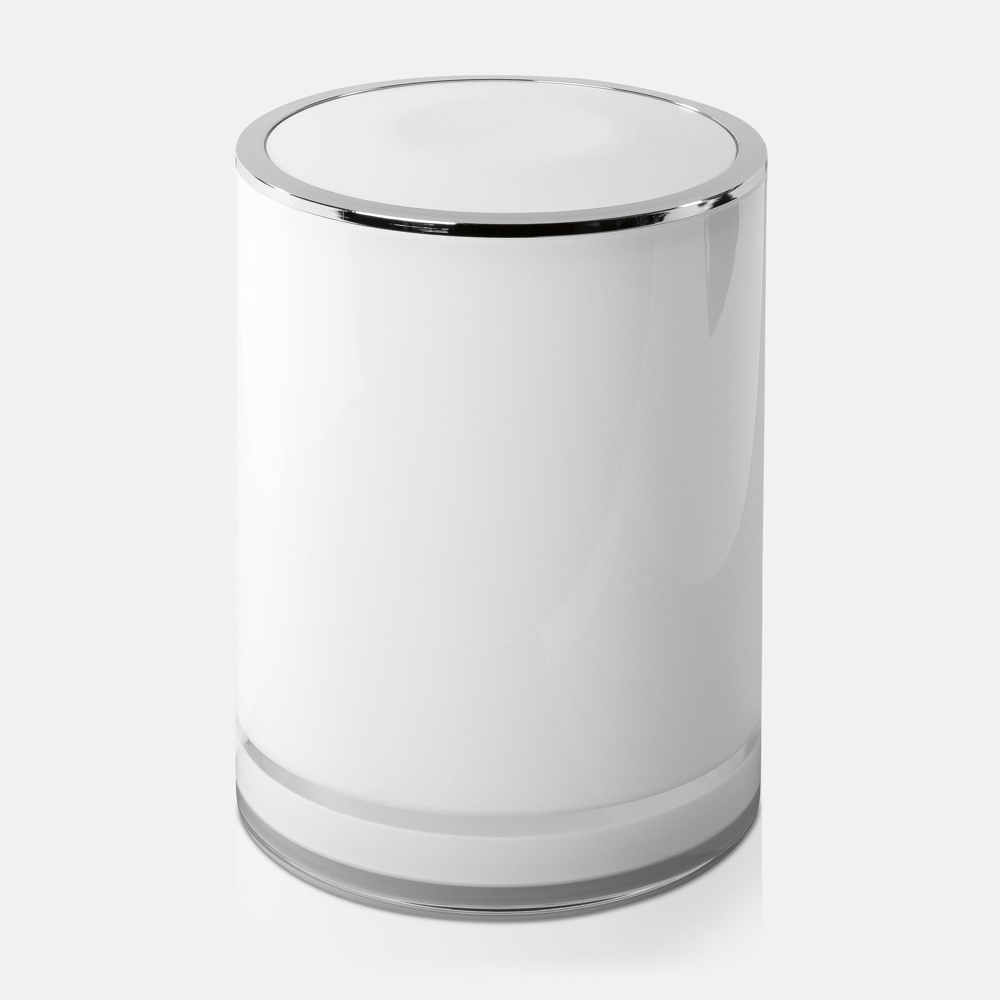 Möve – Papierkorb Line – 5 l – Acryl, Weiss – H 245 mm