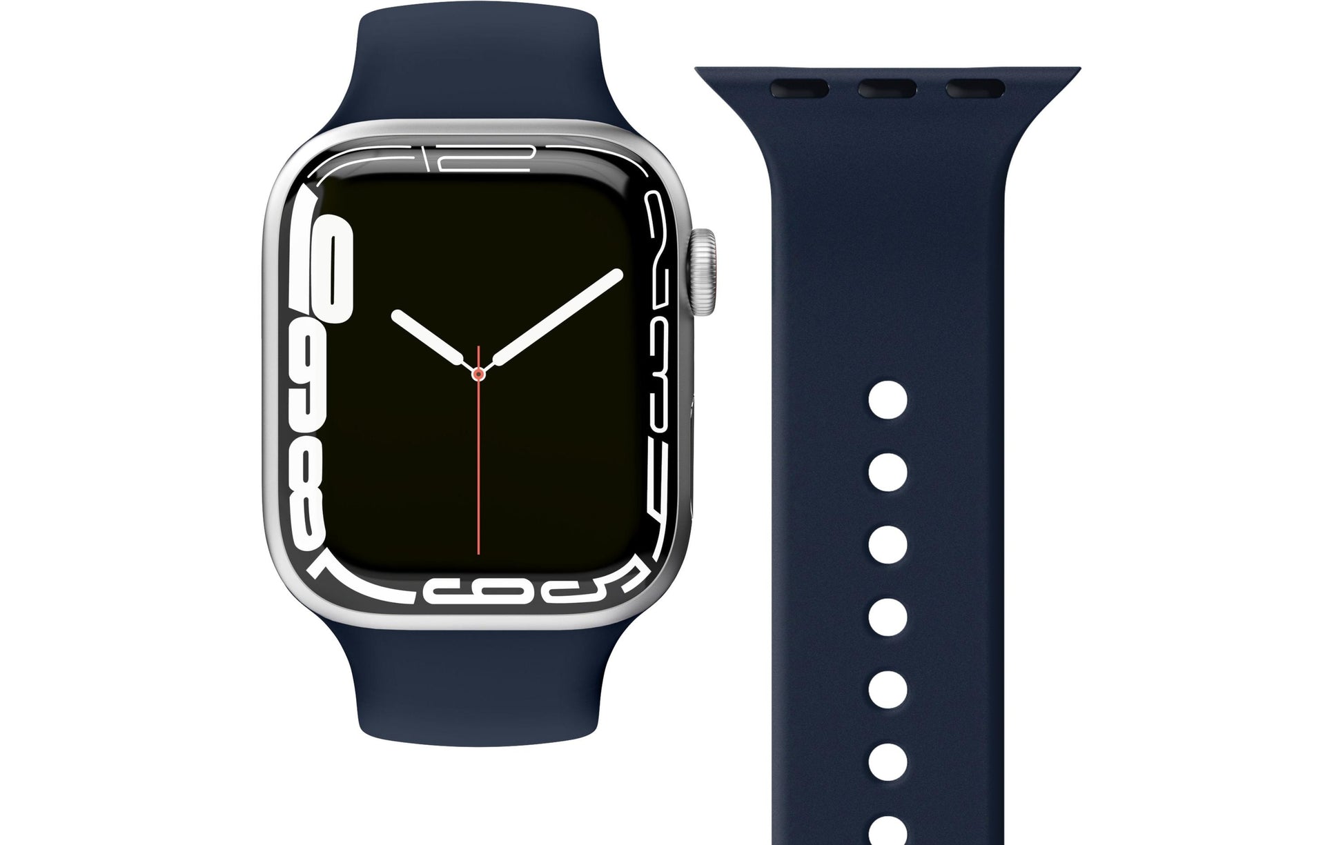 Vonmählen Silicon Loop 1 – Armband – für Apple Watch 38 mm, 40 mm, 41 mm, Navy, Silikon