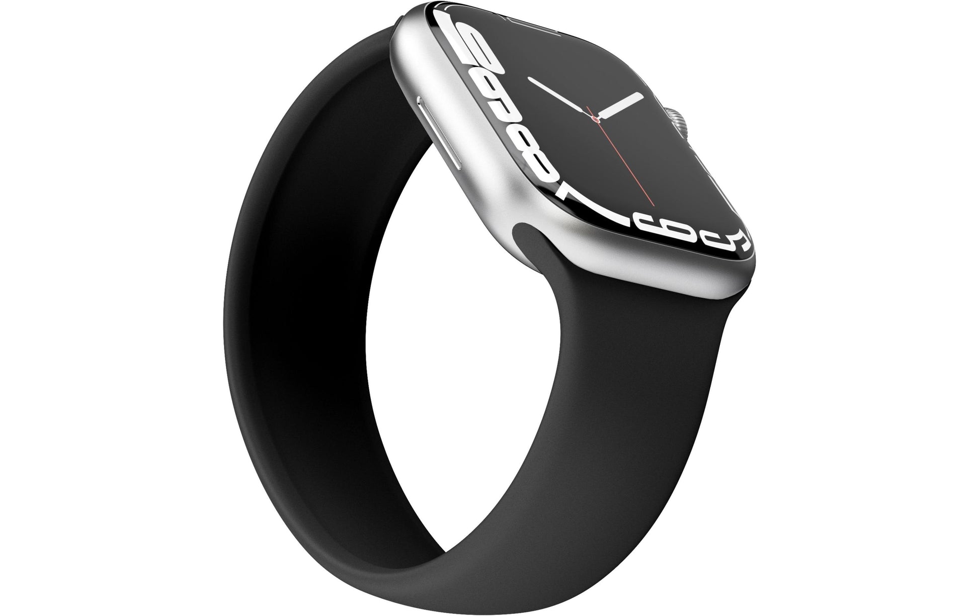 Vonmählen Solo Loop 2 – Armband – für Apple Watch (diverse Grössen), Schwarz, L, Silikon, 1 Stück