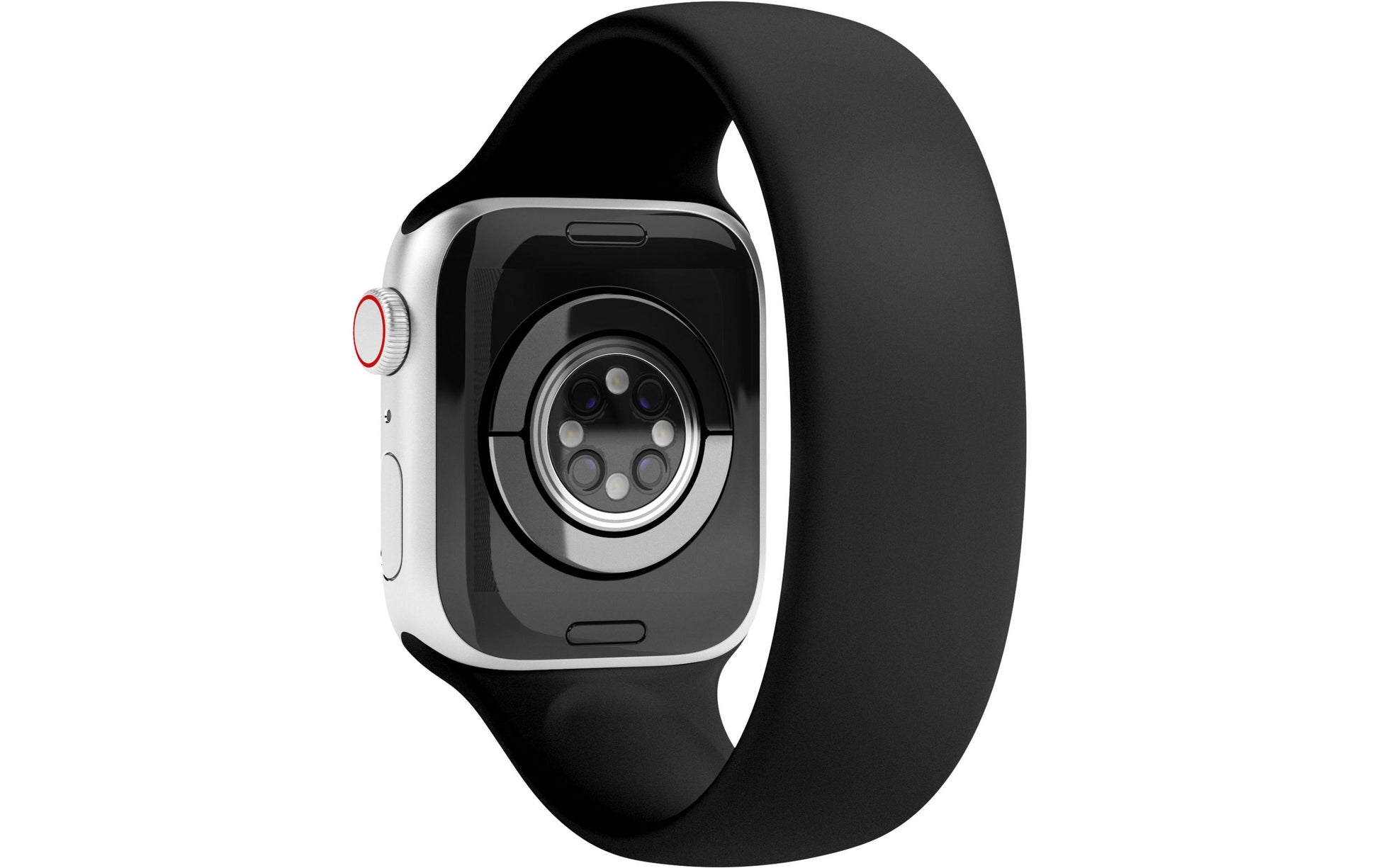 Vonmählen Solo Loop 2 – Armband – für Apple Watch (diverse Grössen), Schwarz, L, Silikon, 1 Stück