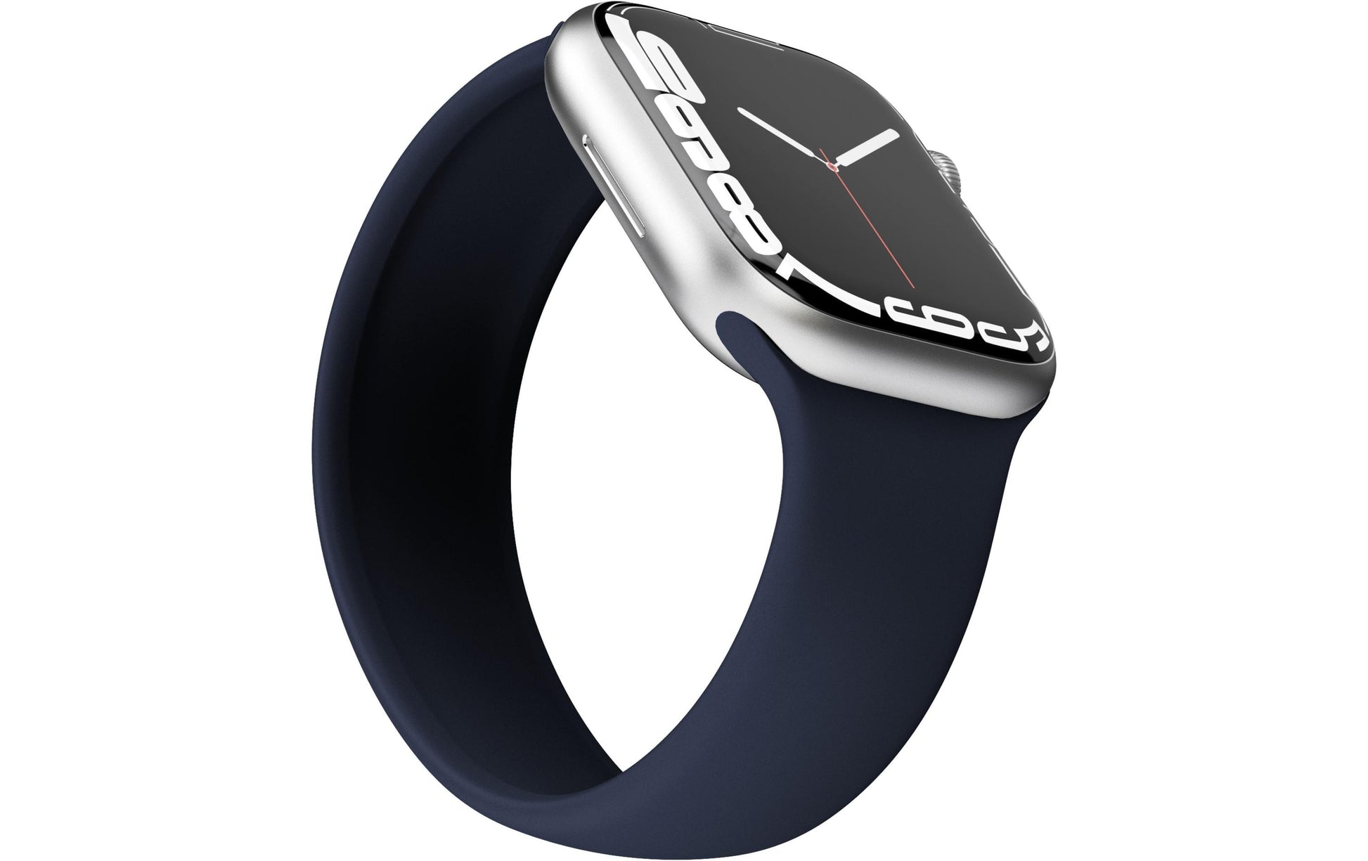 Vonmählen Solo Loop 2 – Armband – für Apple Watch (diverse Grössen), Navy, Bandgrösse S, Silikon